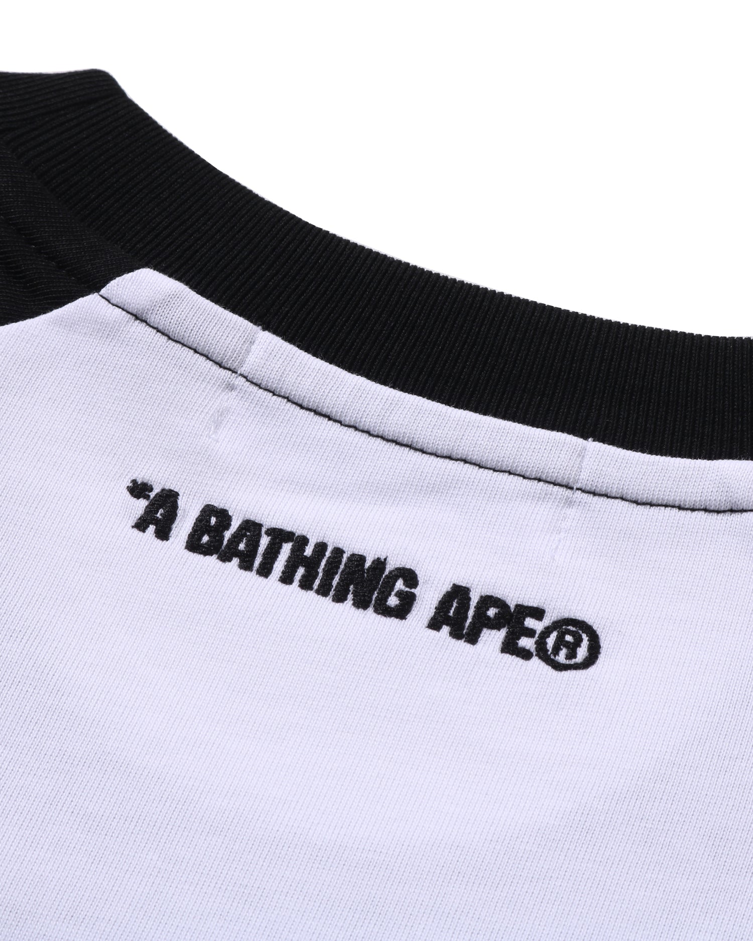 A BATHING APE® One Point Relaxed Fit Raglan Tee | Bape official
