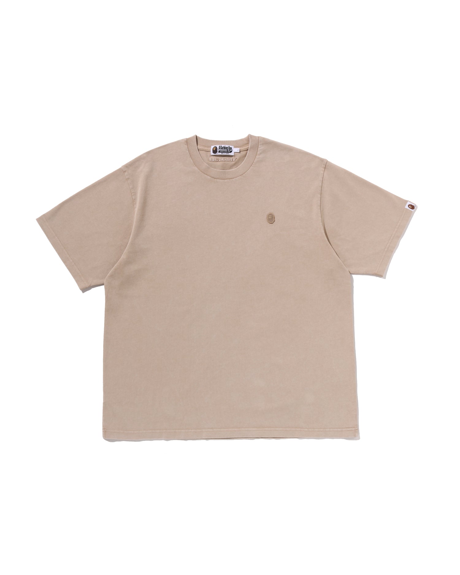 A BATHING APE® Garment Dye One Point Relaxed Fit Tee | Bape