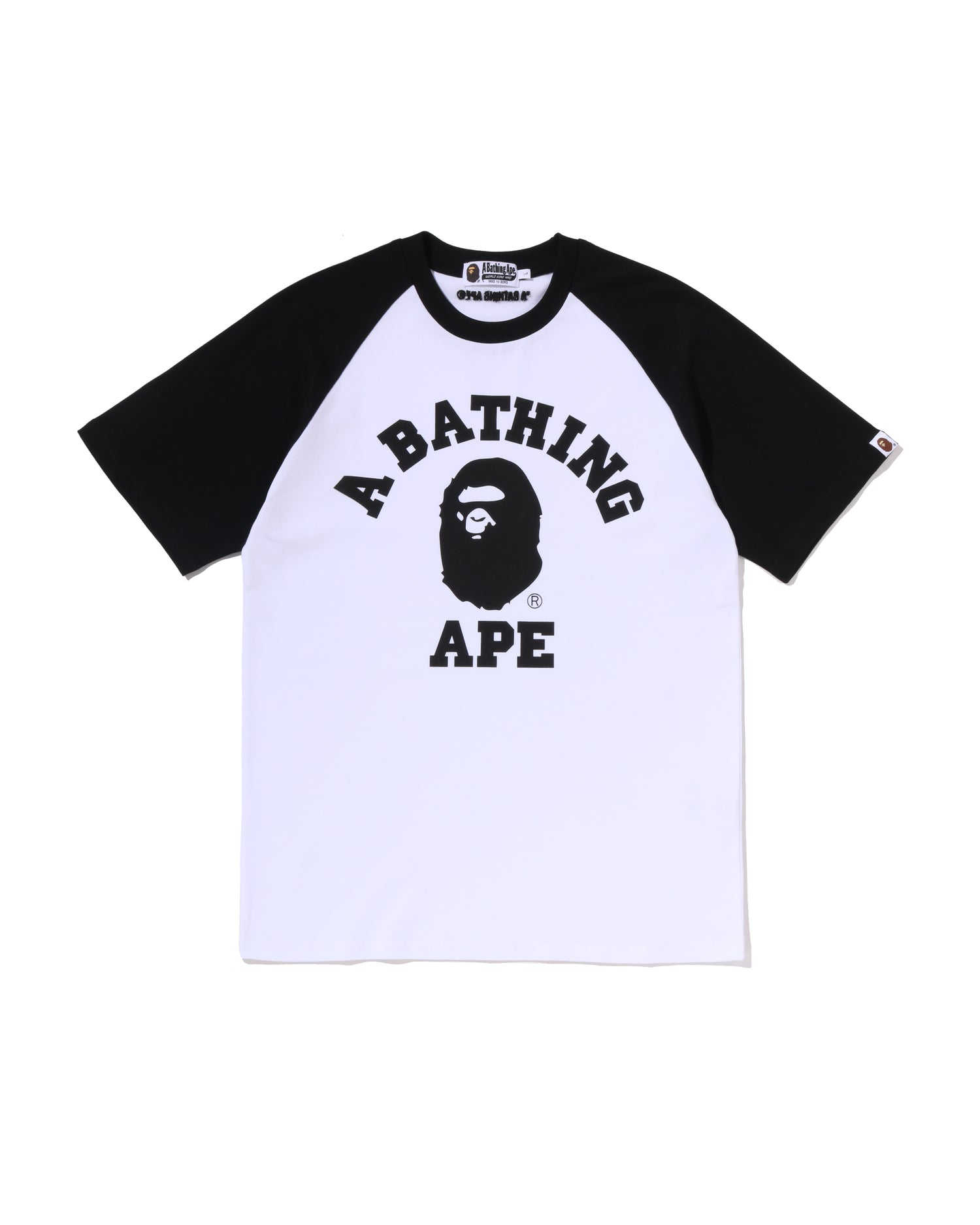 A BATHING APE® College Raglan Relaxed Fit Tee | Bape official