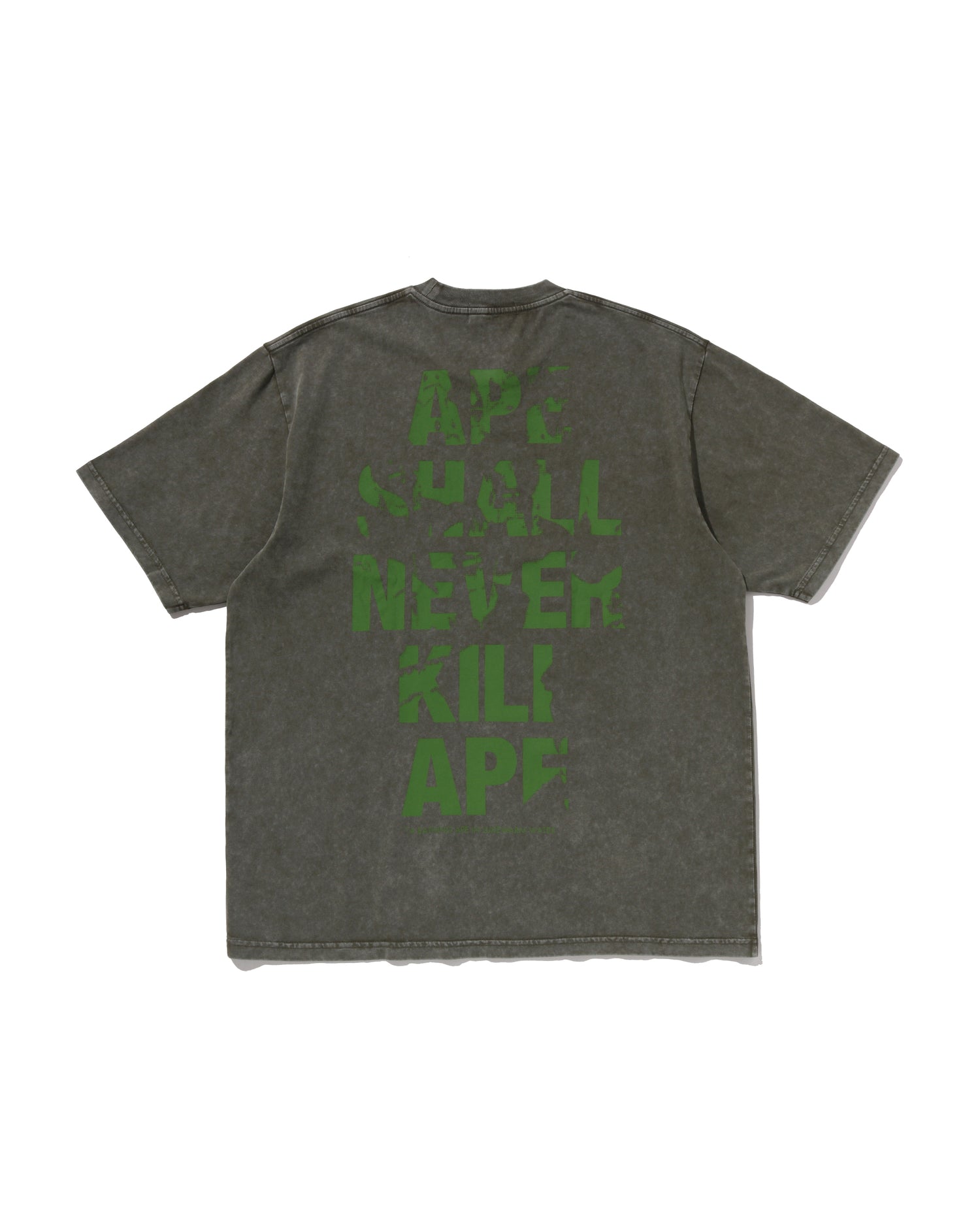 A BATHING APE® Ape Head Heavy Washed Relaxed Fit Tee | Bape