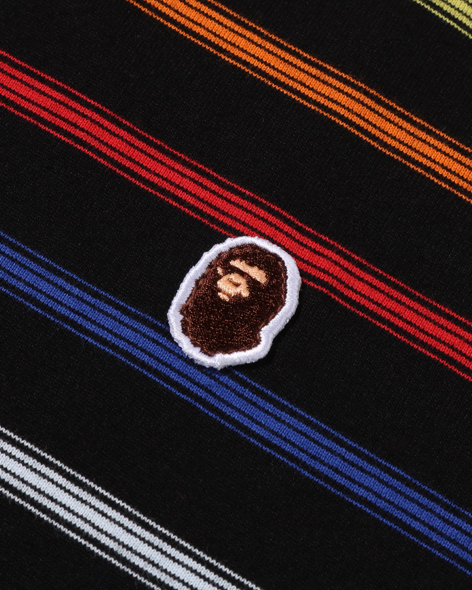 A BATHING APE® Gradient Rainbow Stripe One Point Tee | Bape