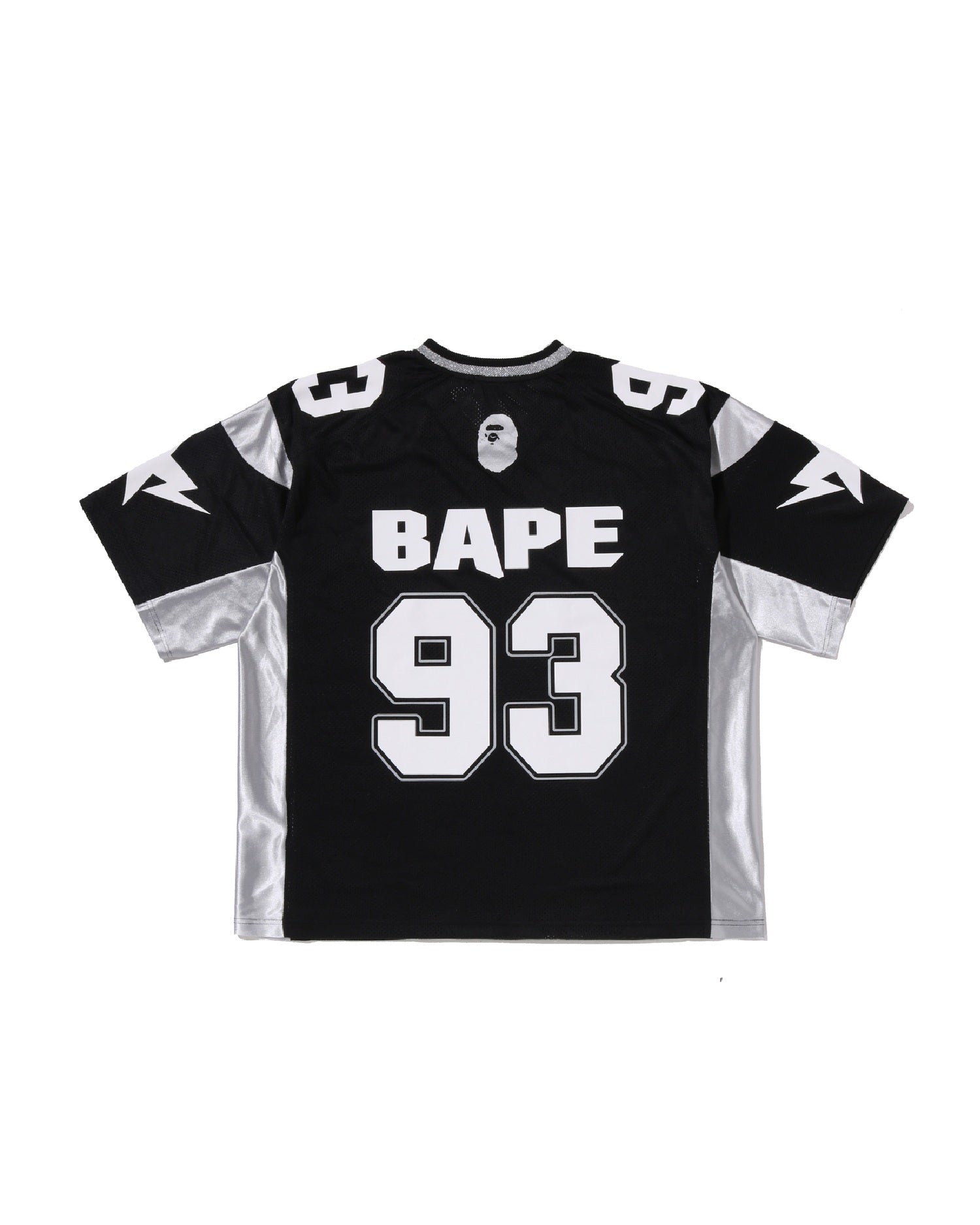 A BATHING APE® Solid Camo Jacquard Mesh Cropped Fit Football Jesey