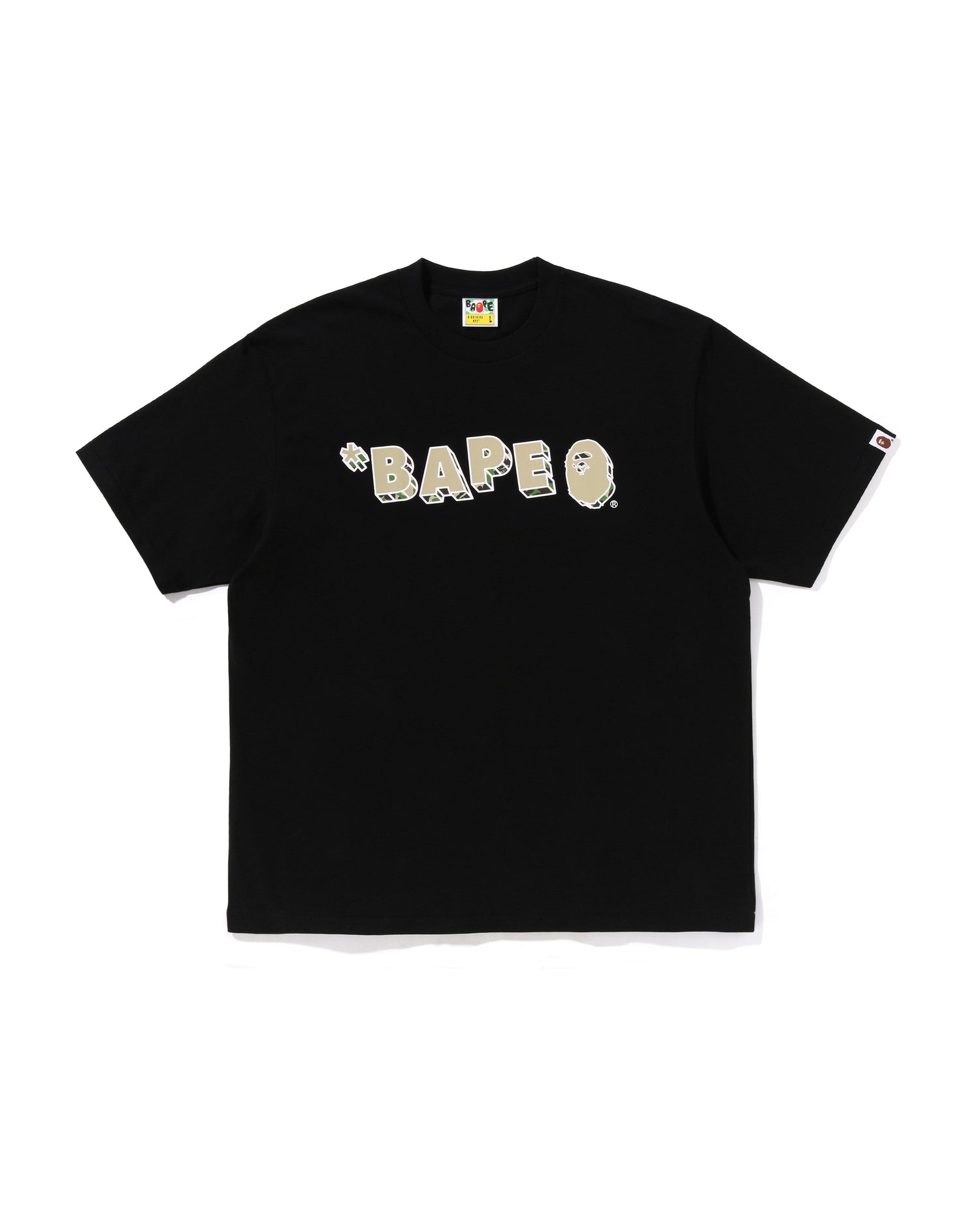 A BATHING APE® ABC Camo BAPE Logo Relaxed Fit Tee | Bape official