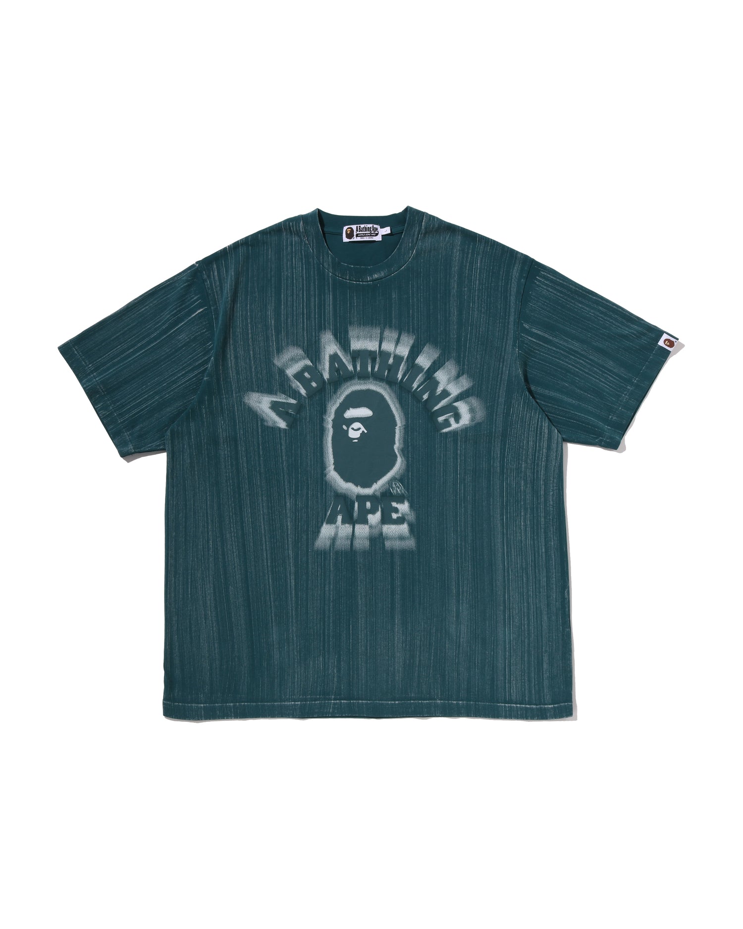 A BATHING APE® Brush College Relaxed Fit Tee | Bape official