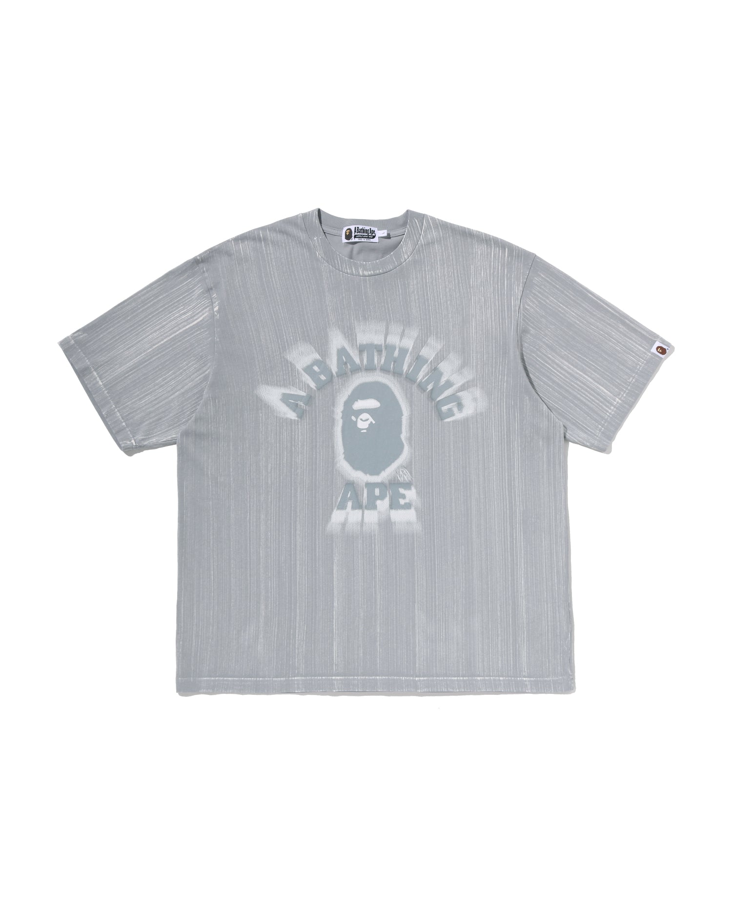 A BATHING APE® Brush College Relaxed Fit Tee | Bape official