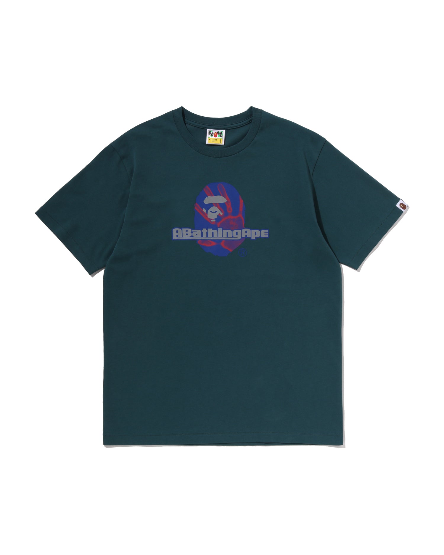 A BATHING APE® Handprint Ape Head Tee | Bape official website