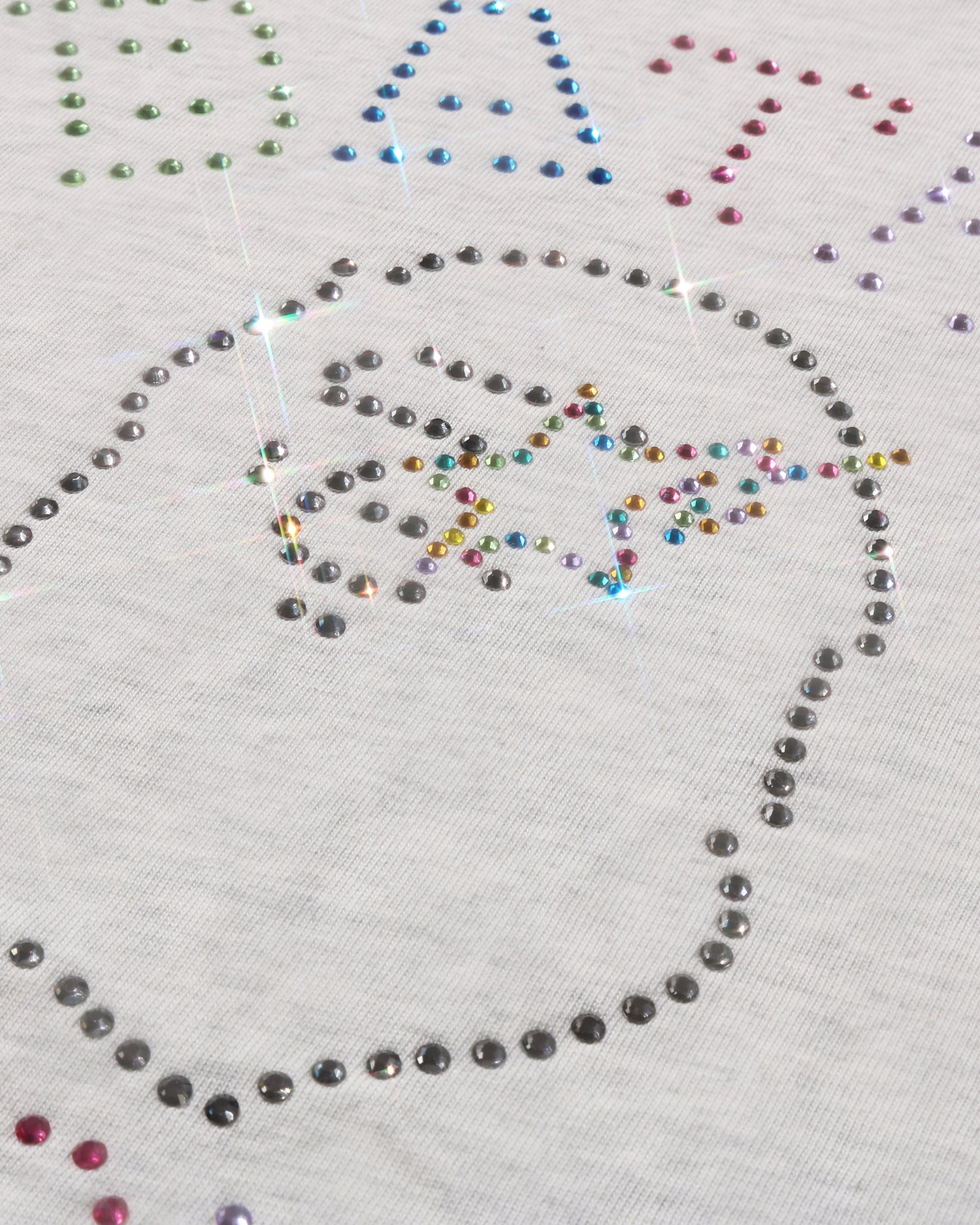 A BATHING APE® Rhinestone College Relaxed Fit Tee | Bape official