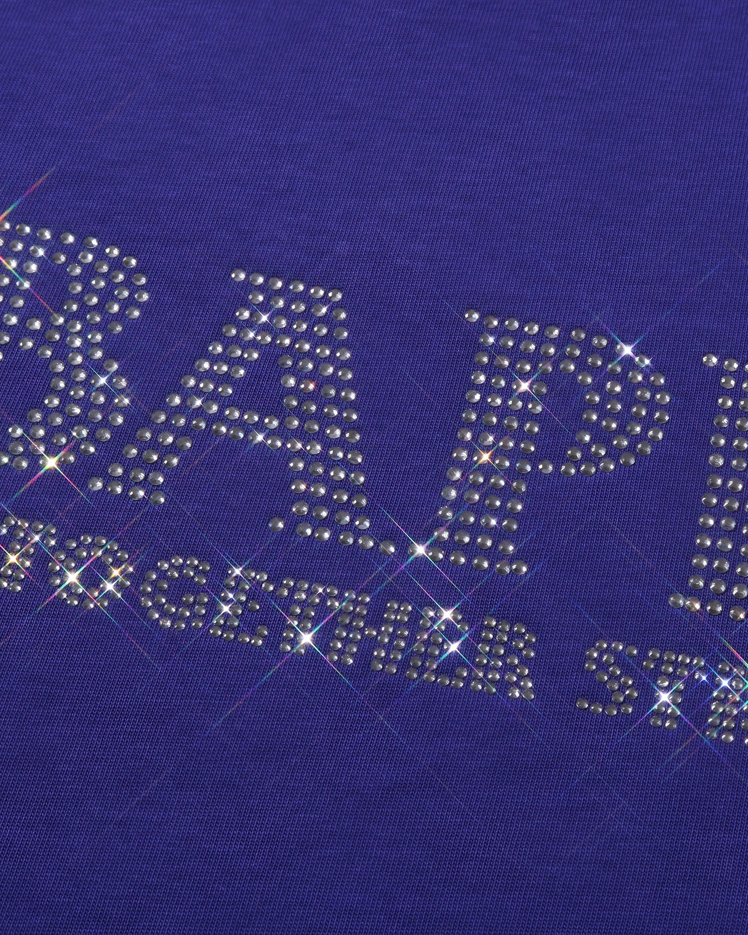 A BATHING APE® Rhinestone BAPE Logo Relaxed Fit Tee | Bape