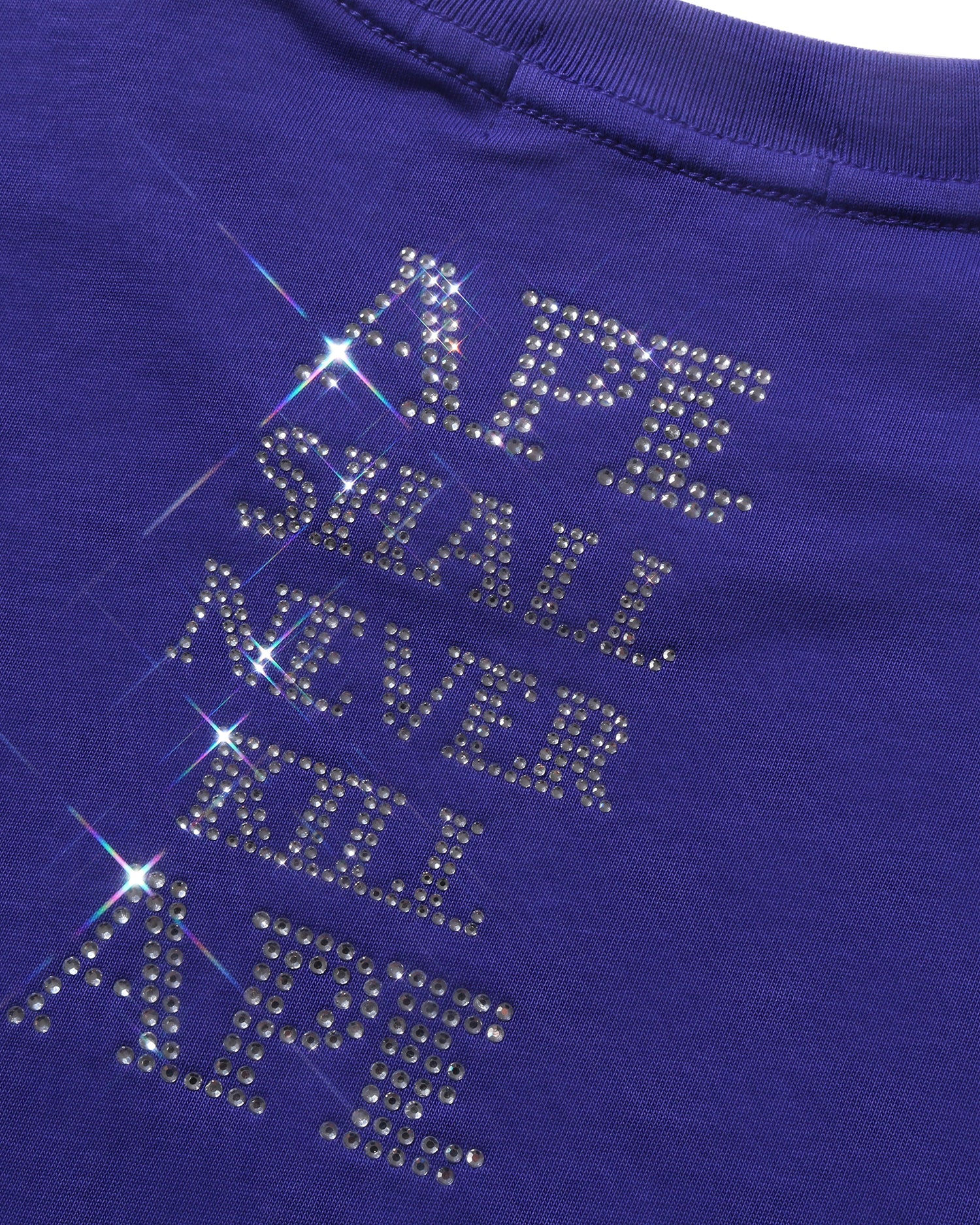 A BATHING APE® Rhinestone BAPE Logo Relaxed Fit Tee | Bape