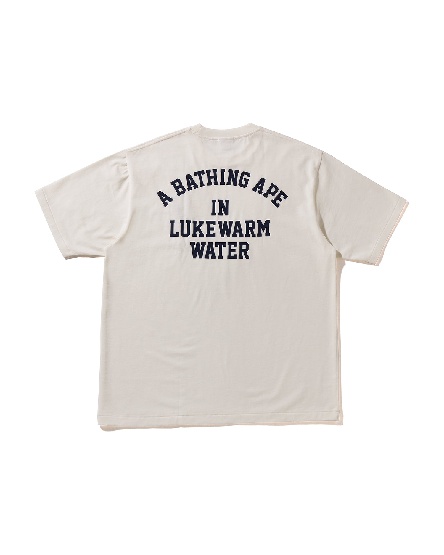 A BATHING APE® Lukewarm Water Logo Relaxed Fit Tee | Bape official