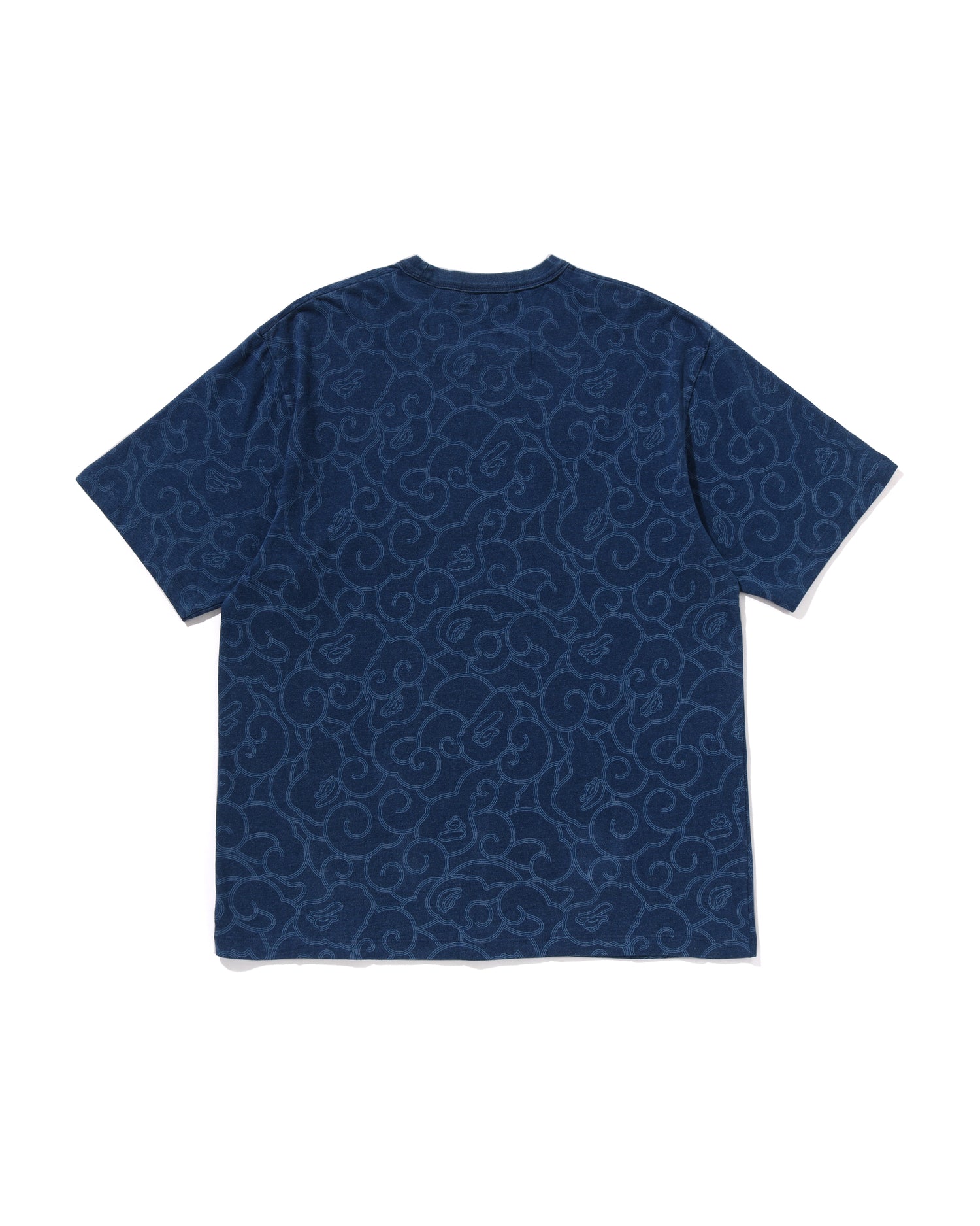 【A BATHING APE】APE HEAD INDIGO TEE Buy BAPE A Bathing Ape 31st Anniv. Ape Head Tee 'Indigo