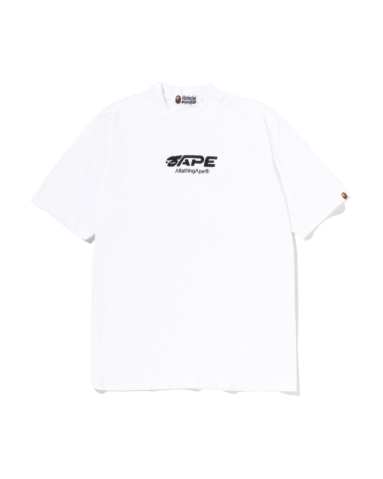 A BATHING APE® Ape Face Logo Shrunk Fit Tee | Bape official