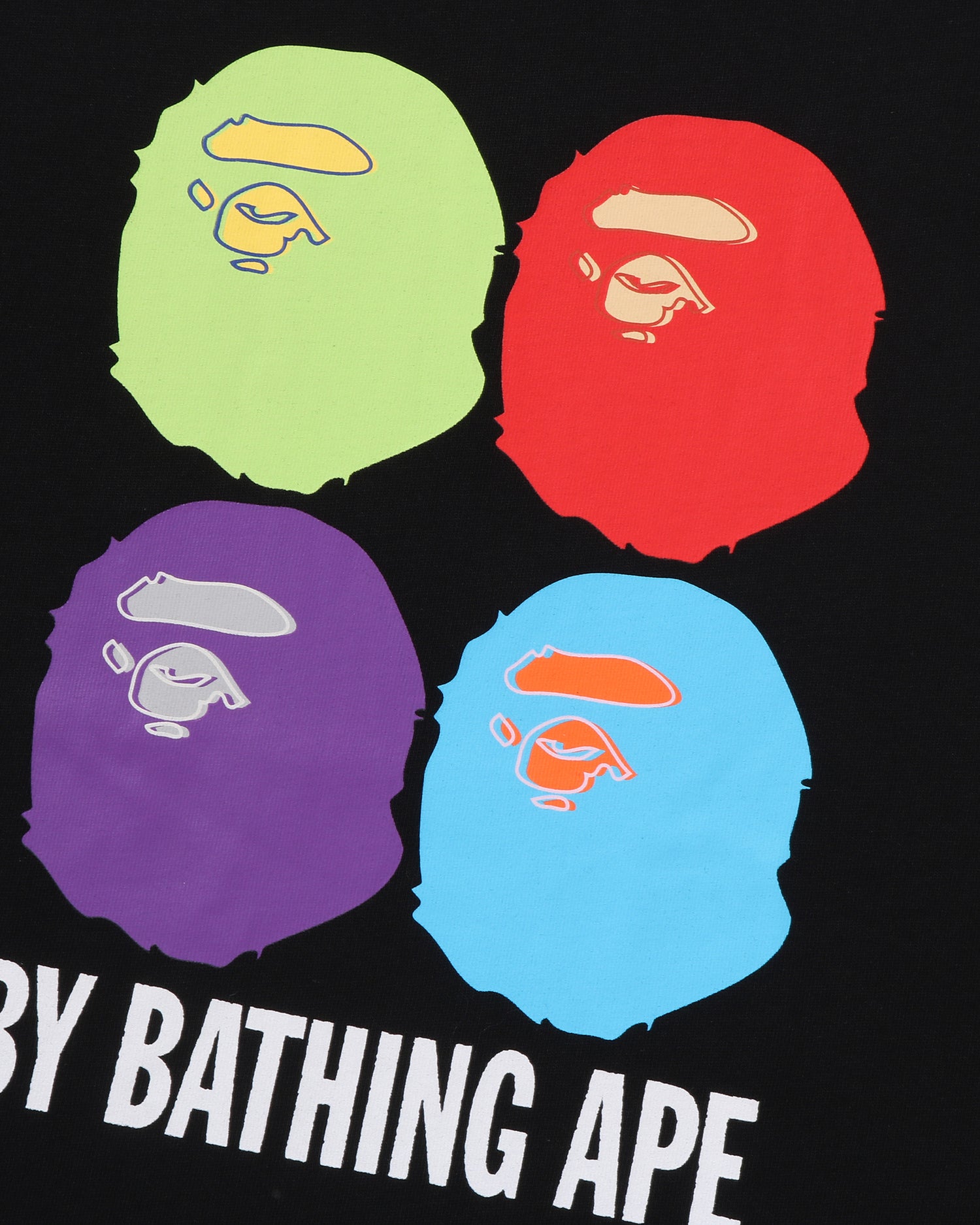 A BATHING APE® Multi Ape Head By Bathing Ape Relaxed Fit Tee