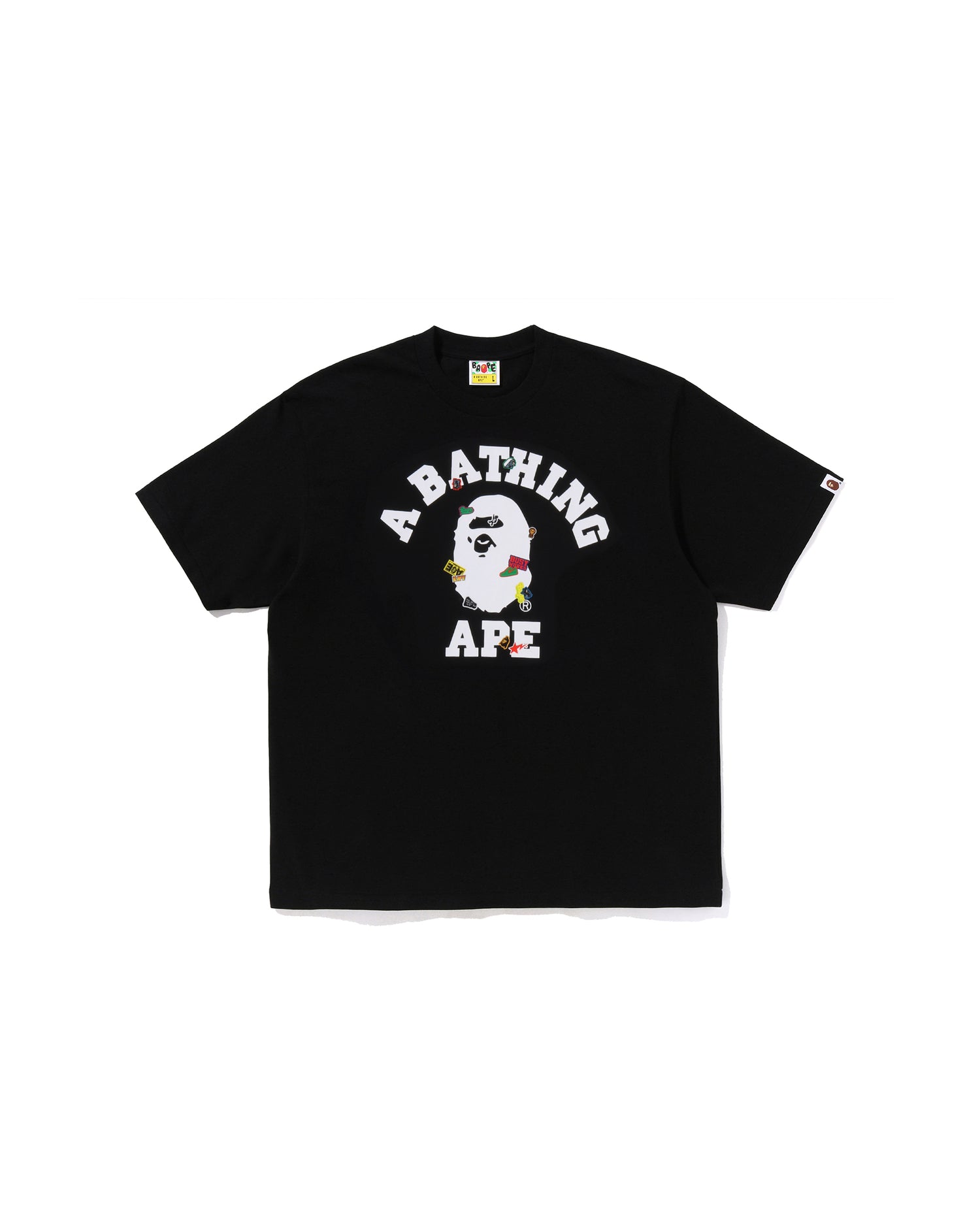 BAPE x A.P.C. Tシャツ　+ステッカー A BATHING APE® Bape Sticker College Relaxed Fit Tee | Bape