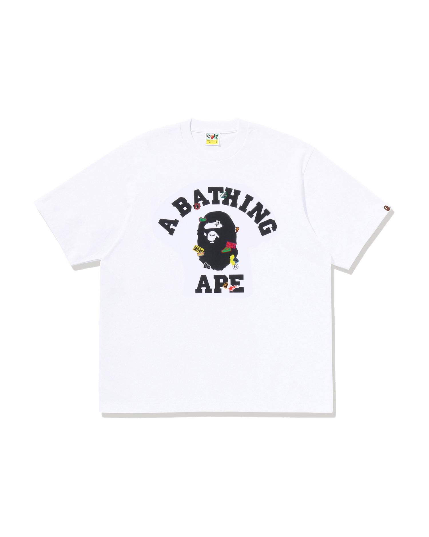 A BATHING APE® Bape Sticker College Relaxed Fit Tee | Bape