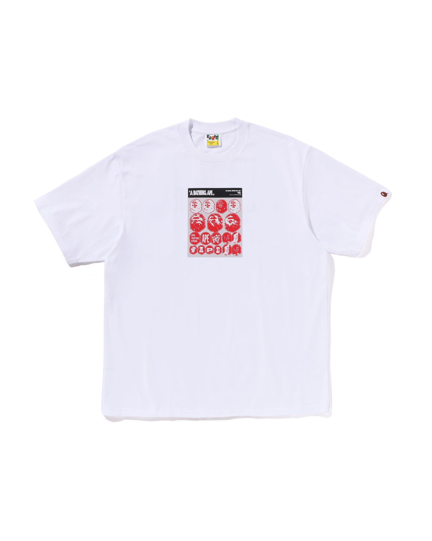 A BATHING APE® BAPE Sticker Graphic Relaxed Fit Tee | Bape