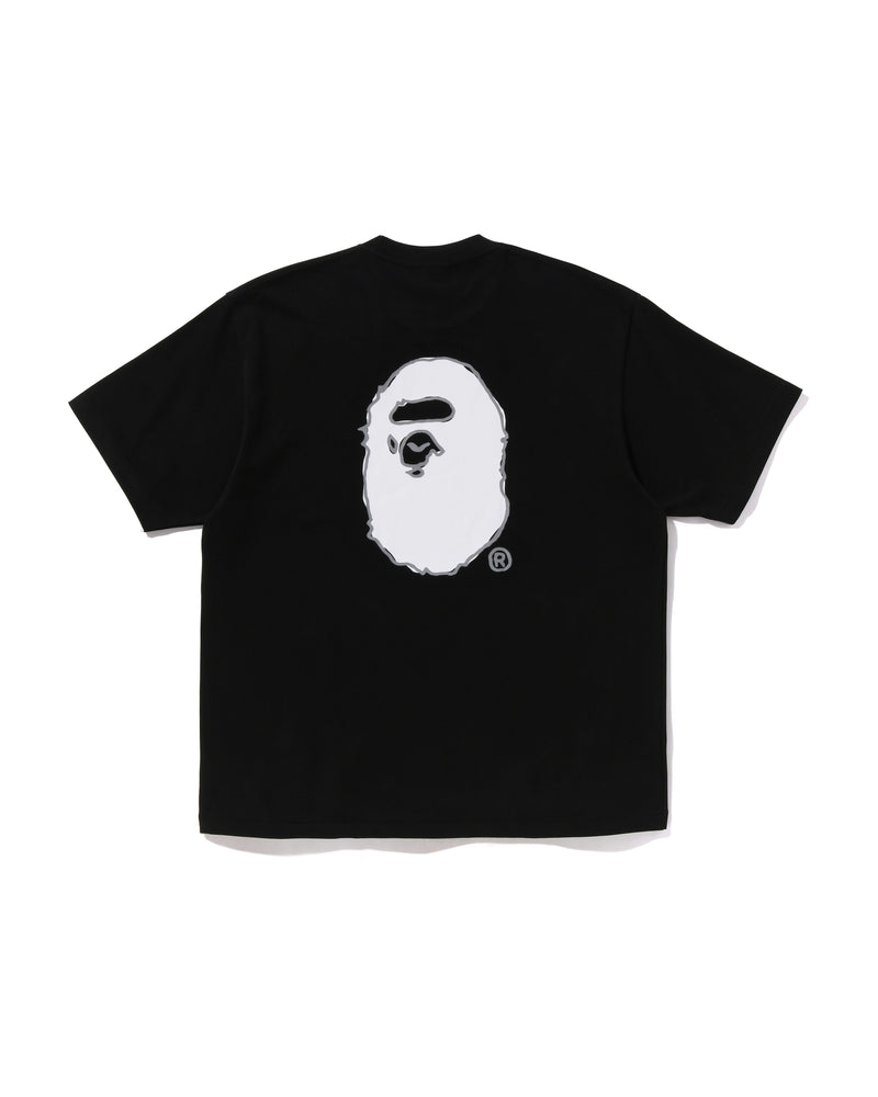 A BATHING APE® Hand Draw BAPE Logo Relaxed Fit Tee Bape official