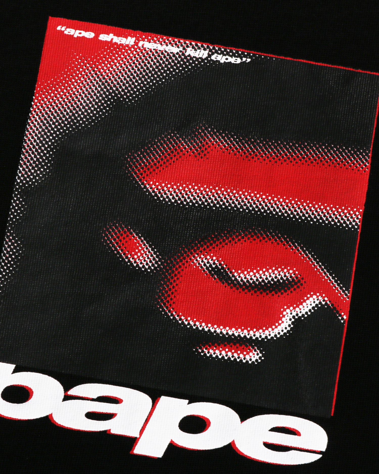 A BATHING APE® Spray Ape Head Box Relaxed Fit Tee | Bape official
