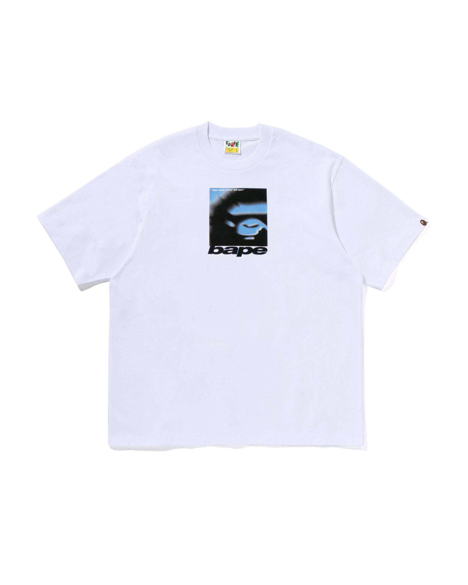 A BATHING APE® Spray Ape Head Box Relaxed Fit Tee | Bape official