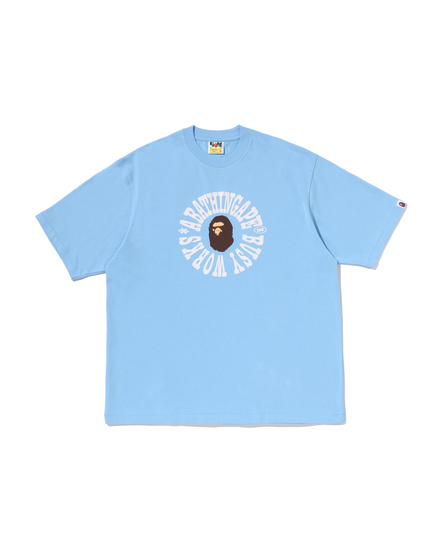 A BATHING APE® Busy Works Logo Relaxed Fit Tee | Bape official