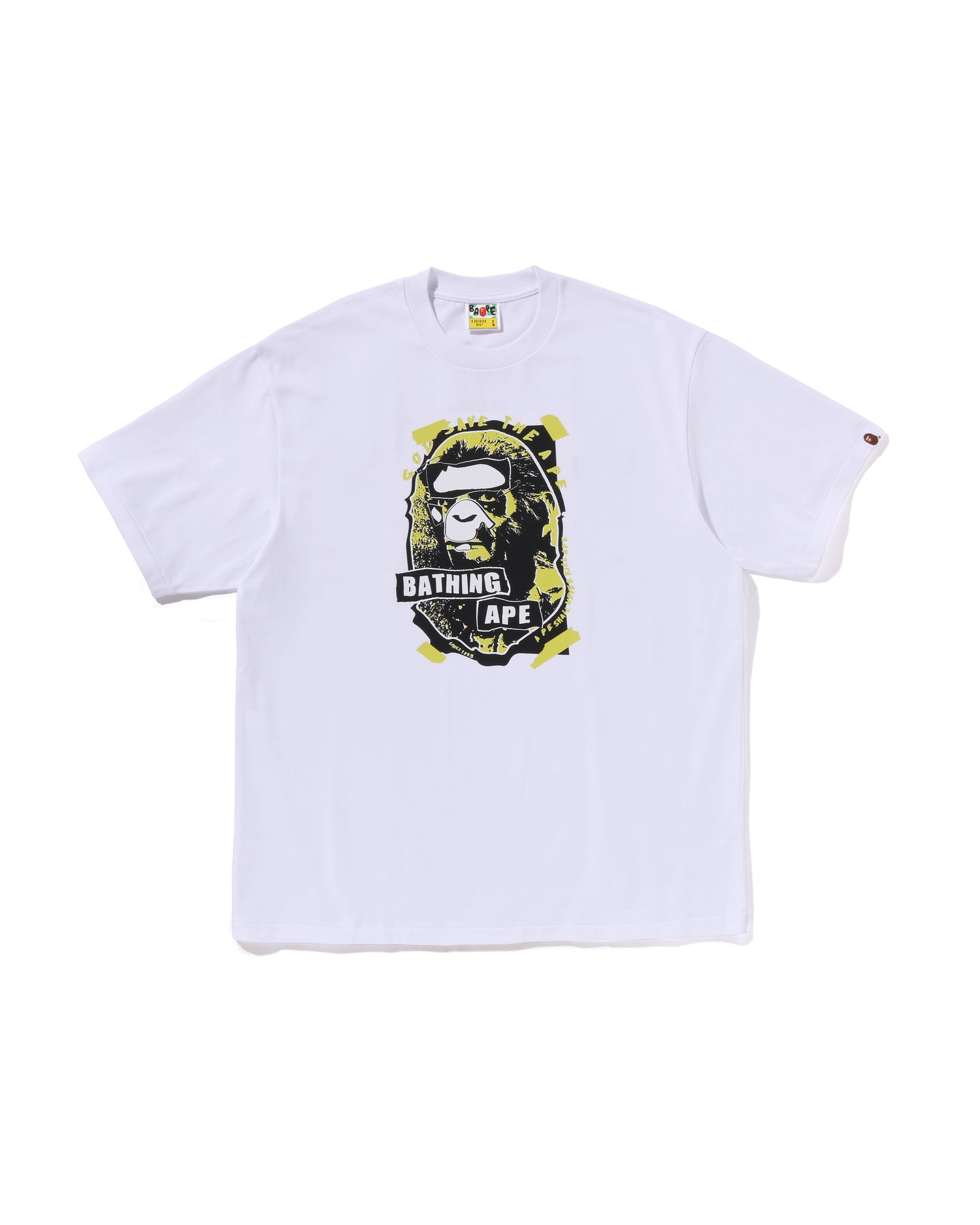 A BATHING APE® Graffiti Ape Head Relaxed Fit Tee | Bape official
