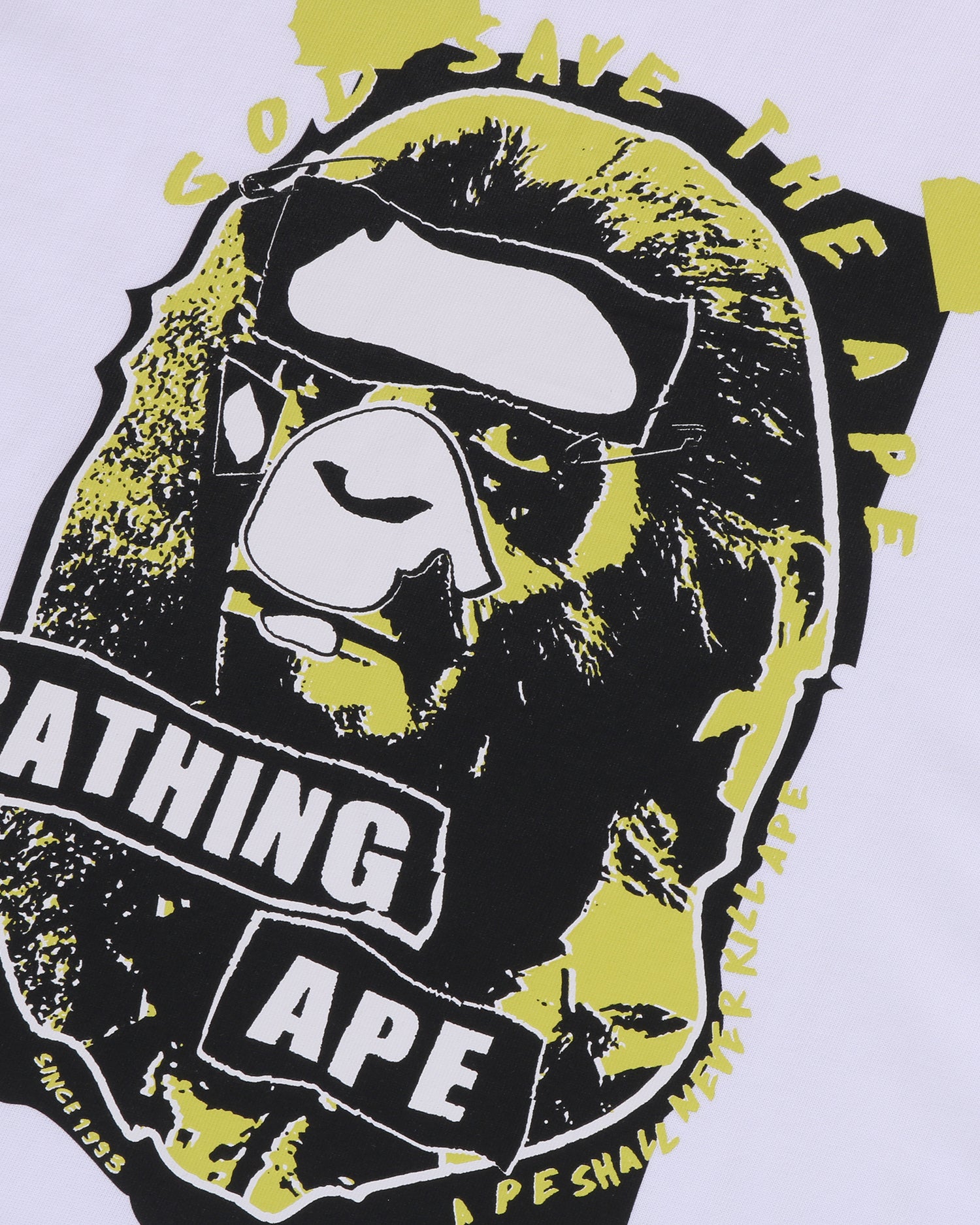 A BATHING APE® Graffiti Ape Head Relaxed Fit Tee | Bape official