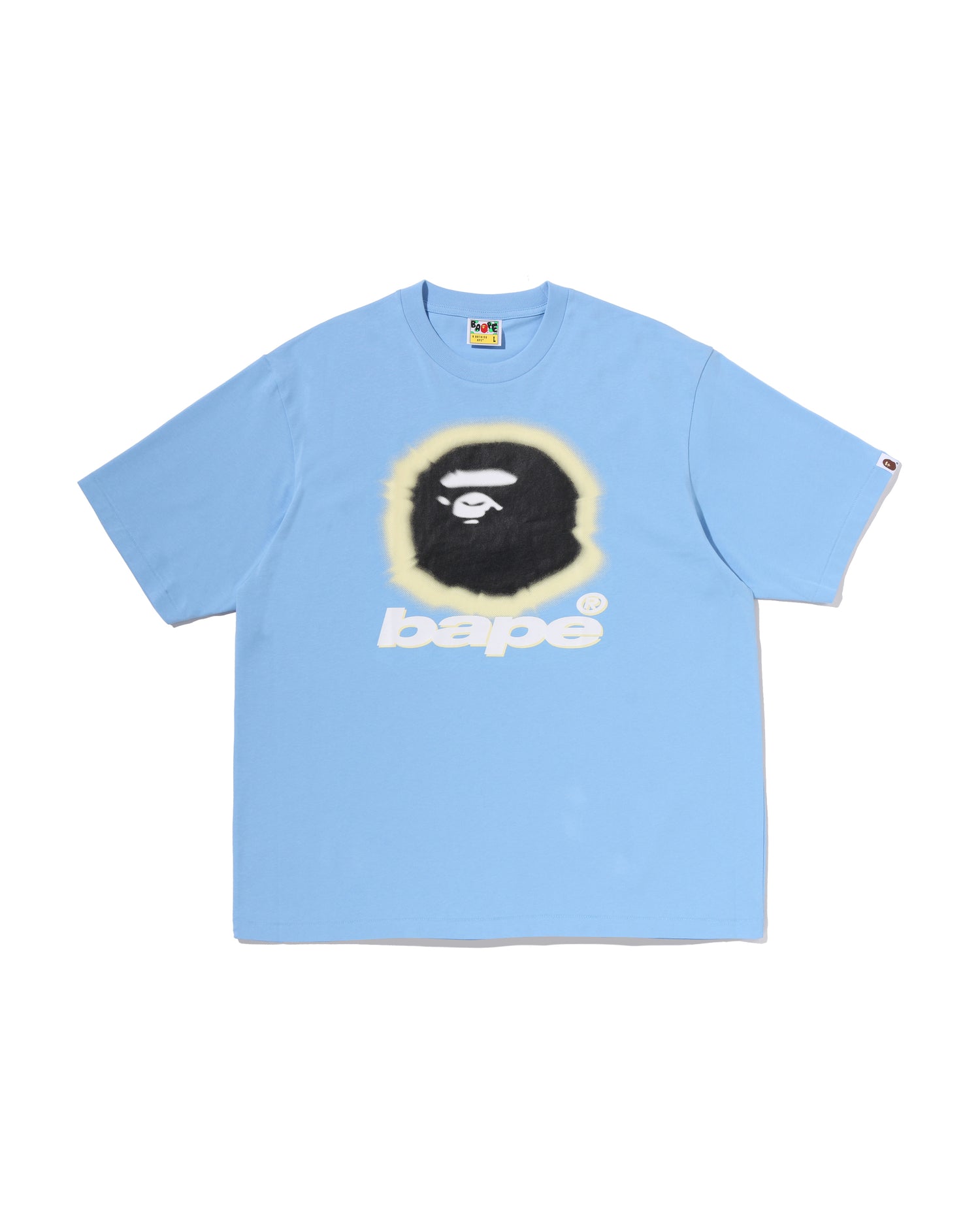 トップス APE READYMADE spray wide L/S tee A BATHING APE® Spray Ape Head Relaxed Fit Tee | Bape official