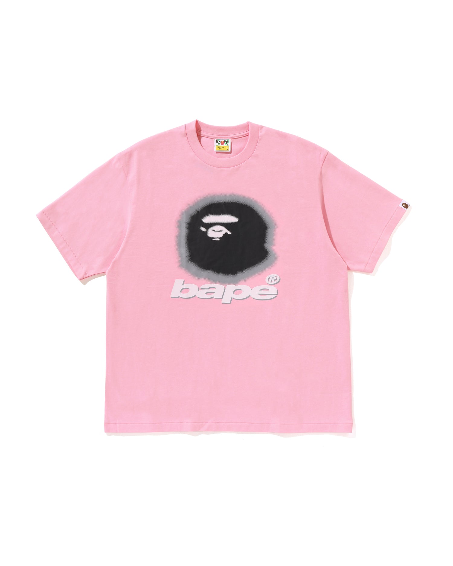 A BATHING APE® Spray Ape Head Relaxed Fit Tee | Bape official