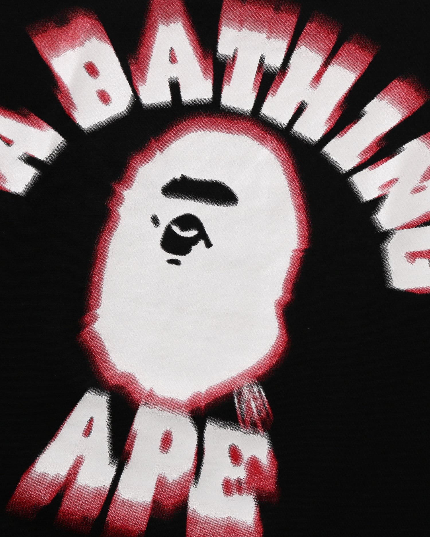 A BATHING APE® Spray College Relaxed Fit Tee | Bape official