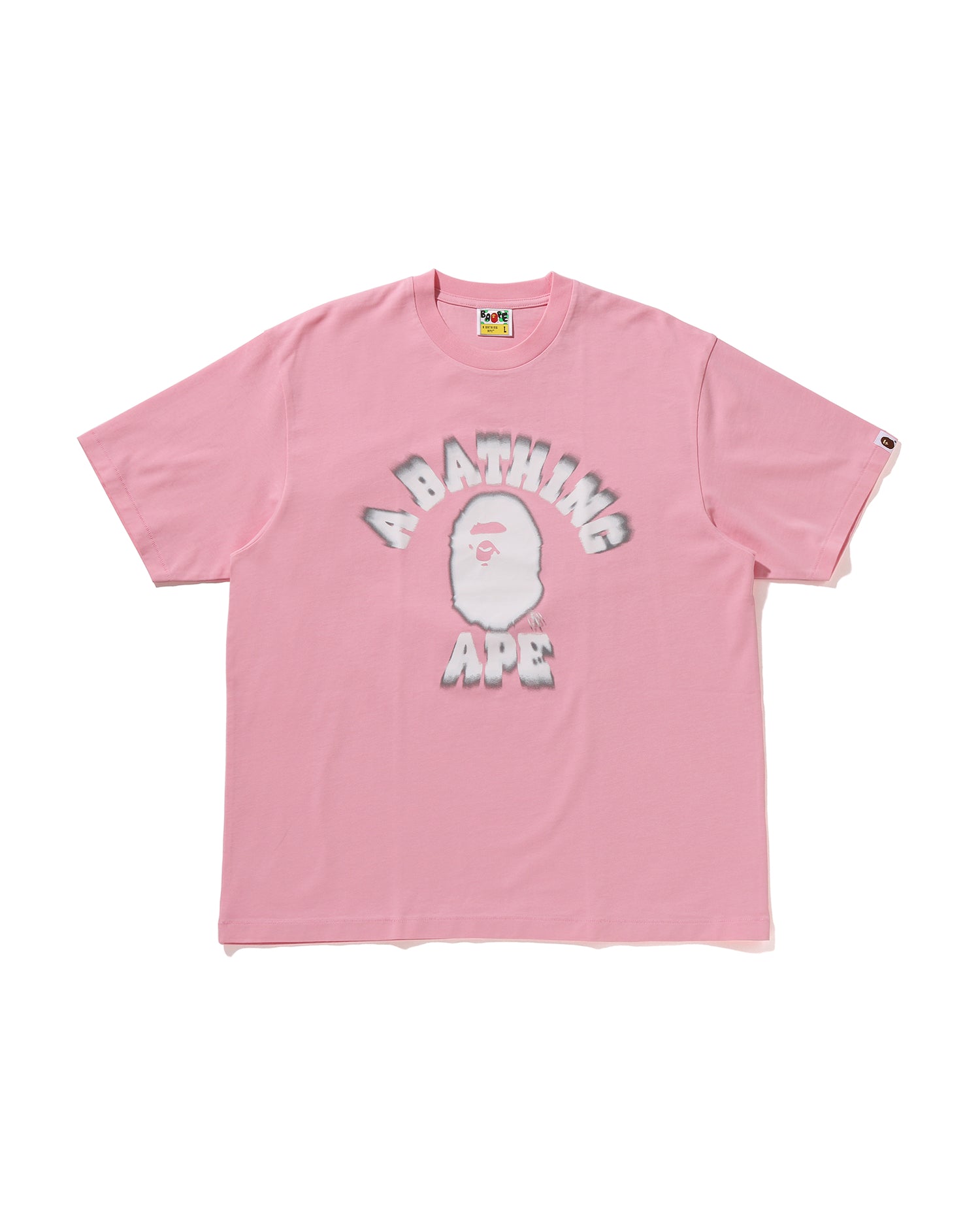A BATHING APE® Spray College Relaxed Fit Tee | Bape official