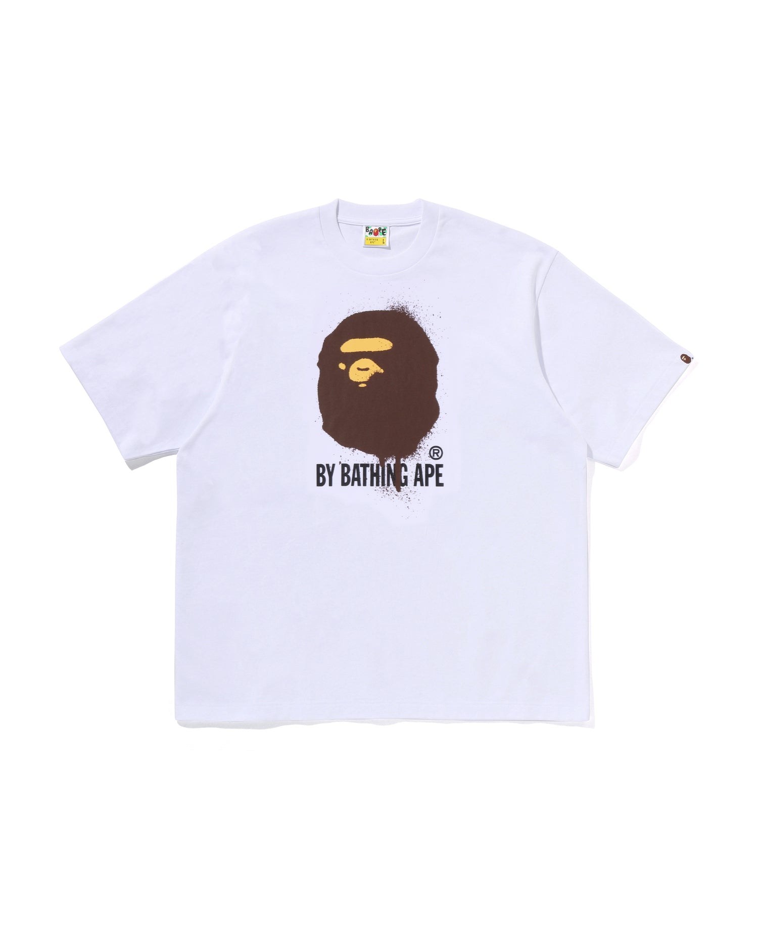 A BATHING APE® Spray Print by Bathing Ape Relaxed Fit Tee | Bape