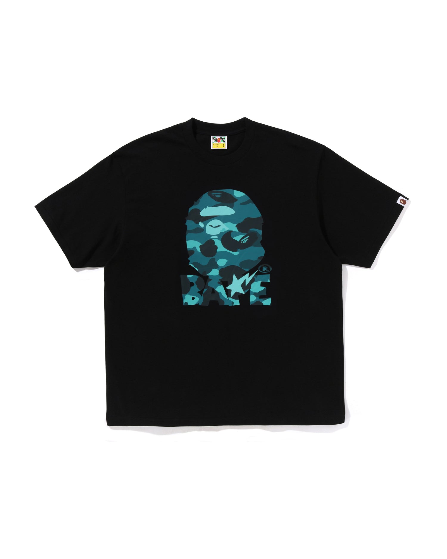 A BATHING APE® Color Camo Ape Head Relaxed Fit Tee | Bape official