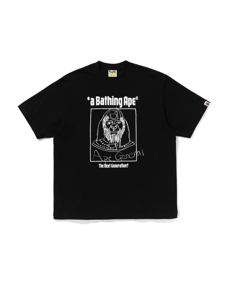 A BATHING APE® Hand Draw Ape General Relaxed Fit Tee | Bape official ...