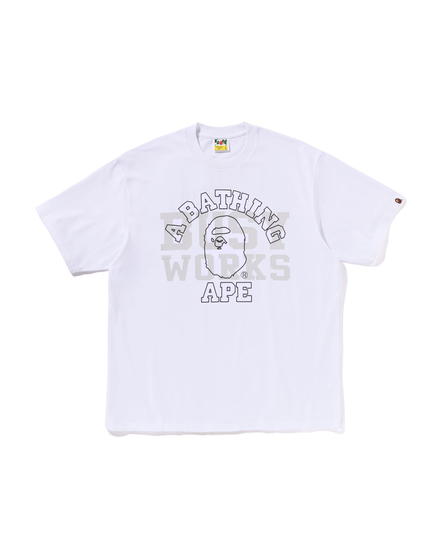 A BATHING APE® College Relaxed Fit Tee #1 | Bape official
