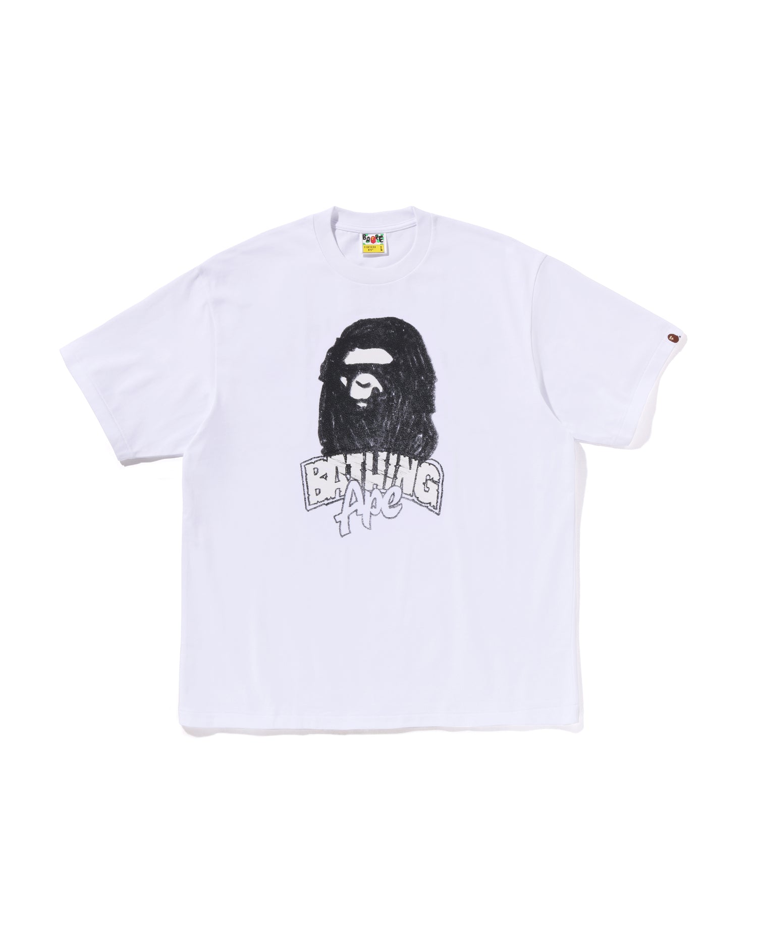 BAPE Tシャツ A BATHING APE® Hand Drawn Ape Head Relaxed Fit Tee | Bape official