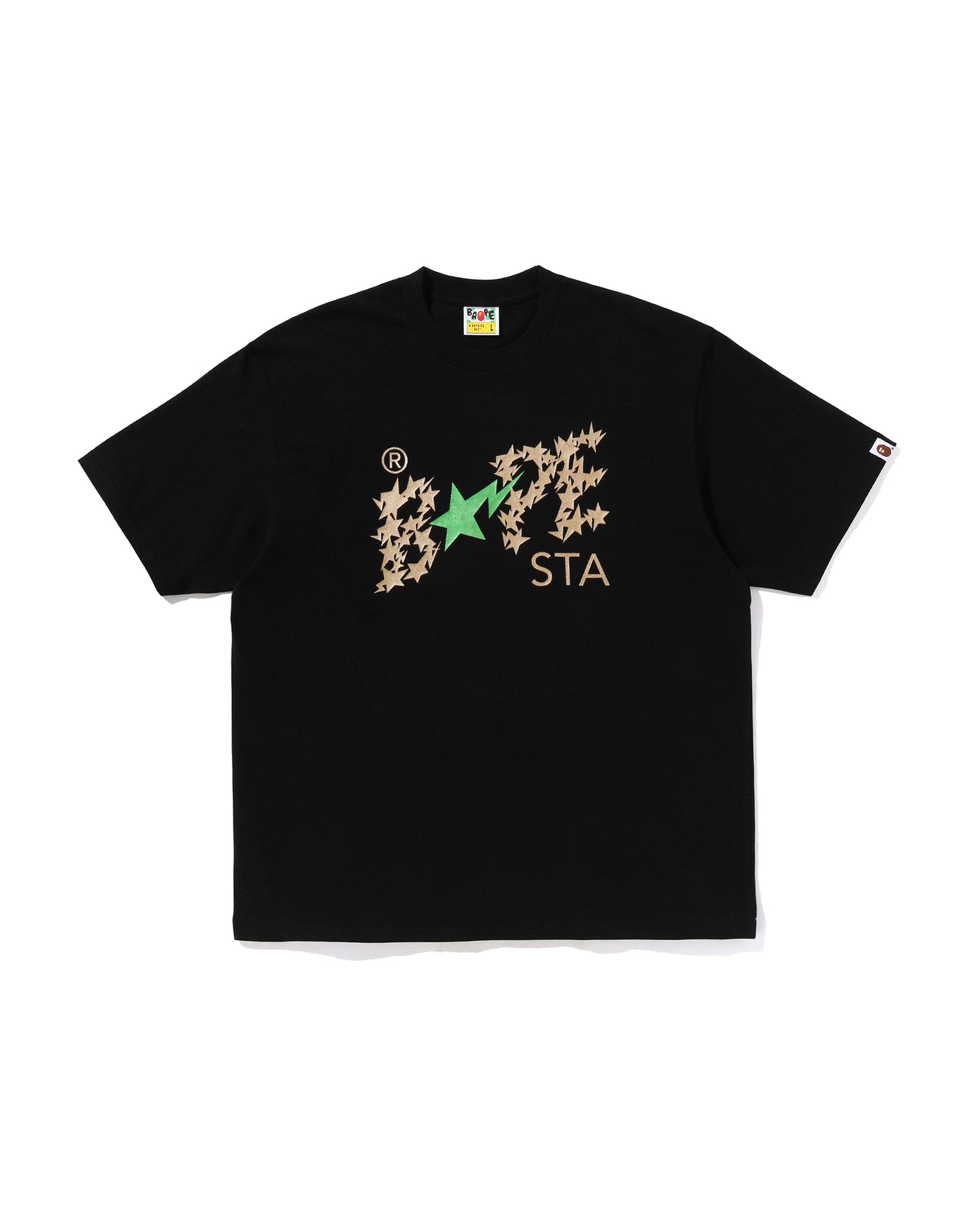 A BATHING APE® Metallic BAPE STA Logo Relaxed Fit Tee | Bape
