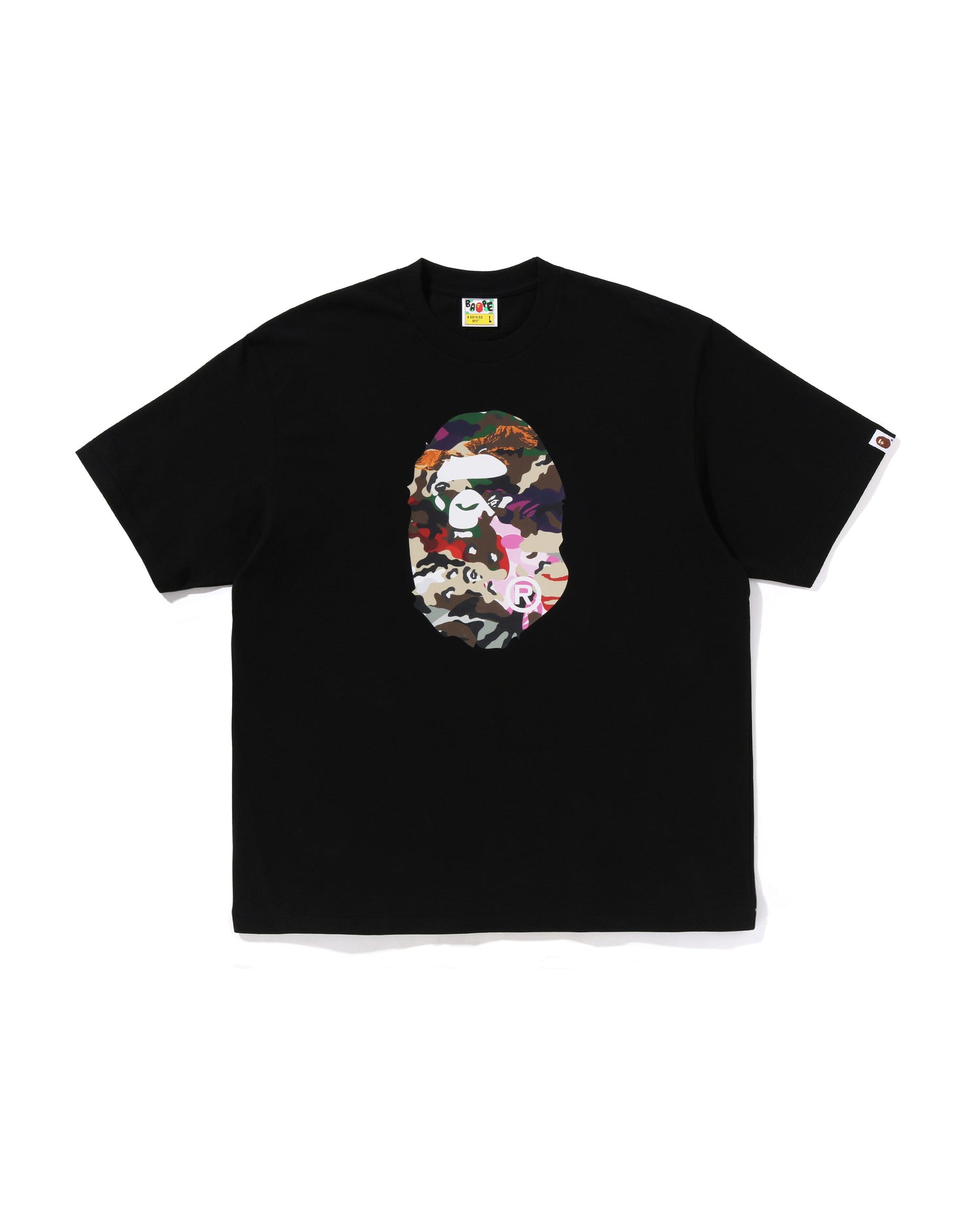 A BATHING APE® Hybrid Camo Ape Head Relaxed Fit Tee | Bape
