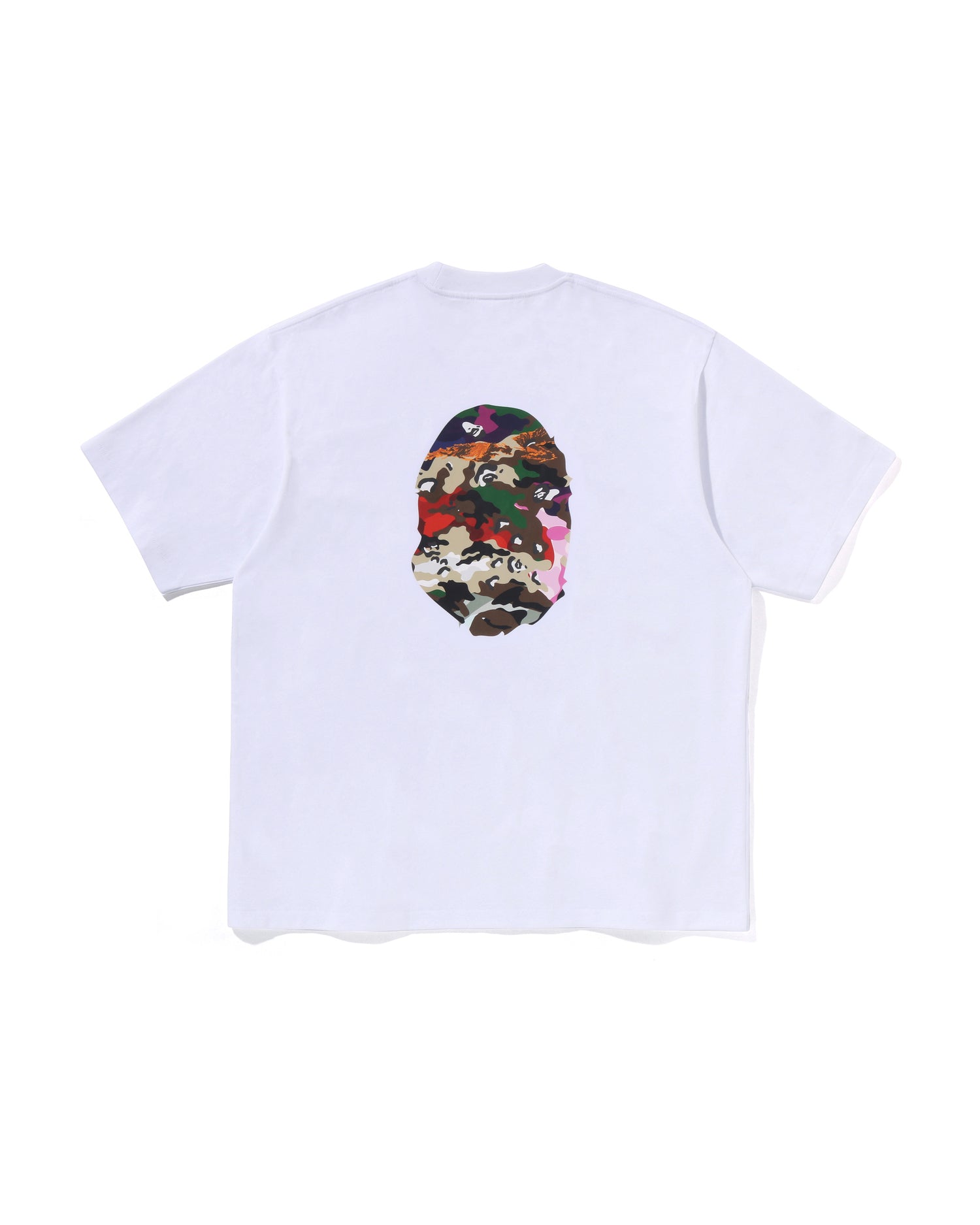 A BATHING APE® Hybrid Camo Ape Head Relaxed Fit Tee | Bape