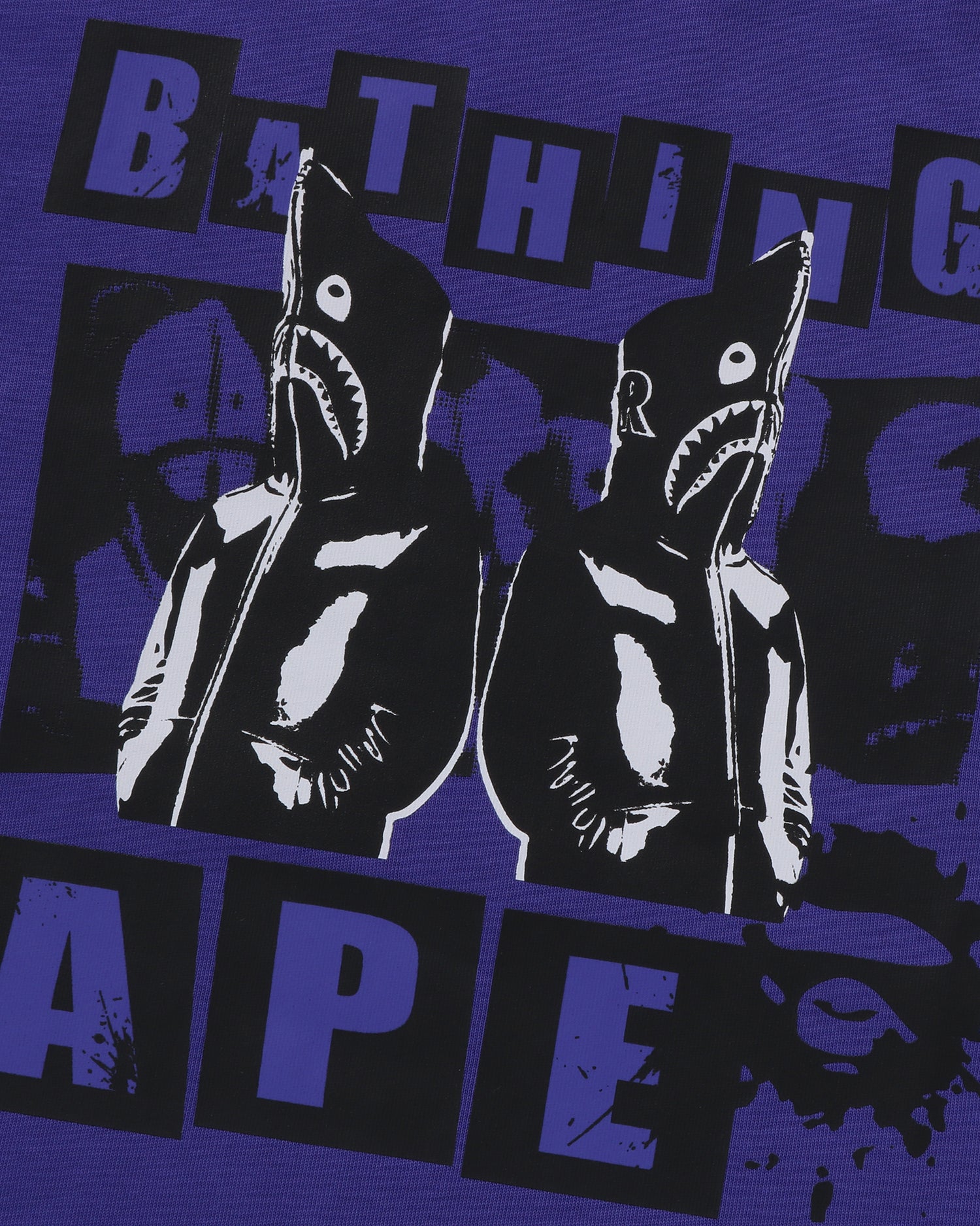 A BATHING APE® Graffiti BAPE Logo Relaxed Fit Tee #2 | Bape