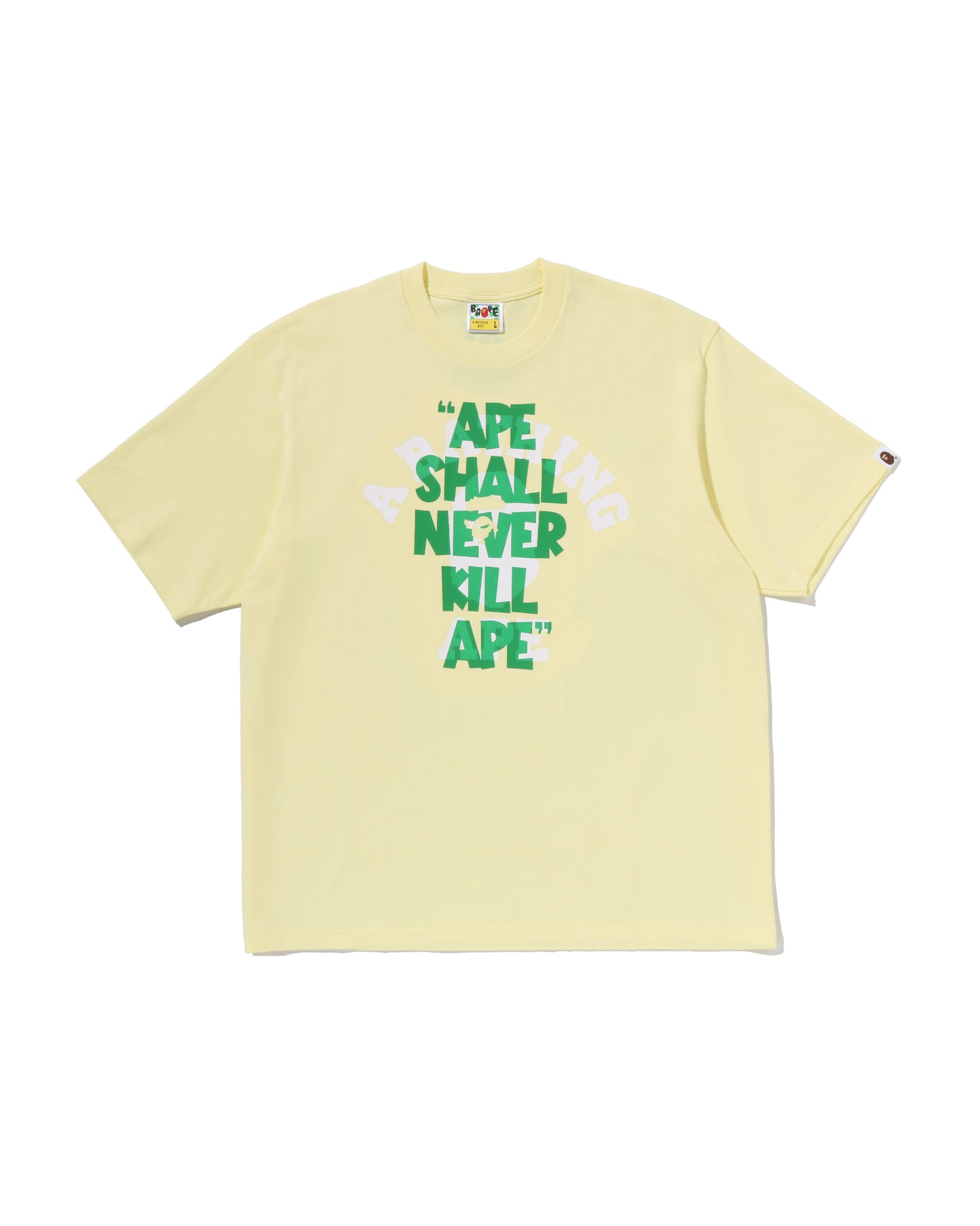 A BATHING APE® Ape Shall Never Kill Ape College Relaxed Fit Tee