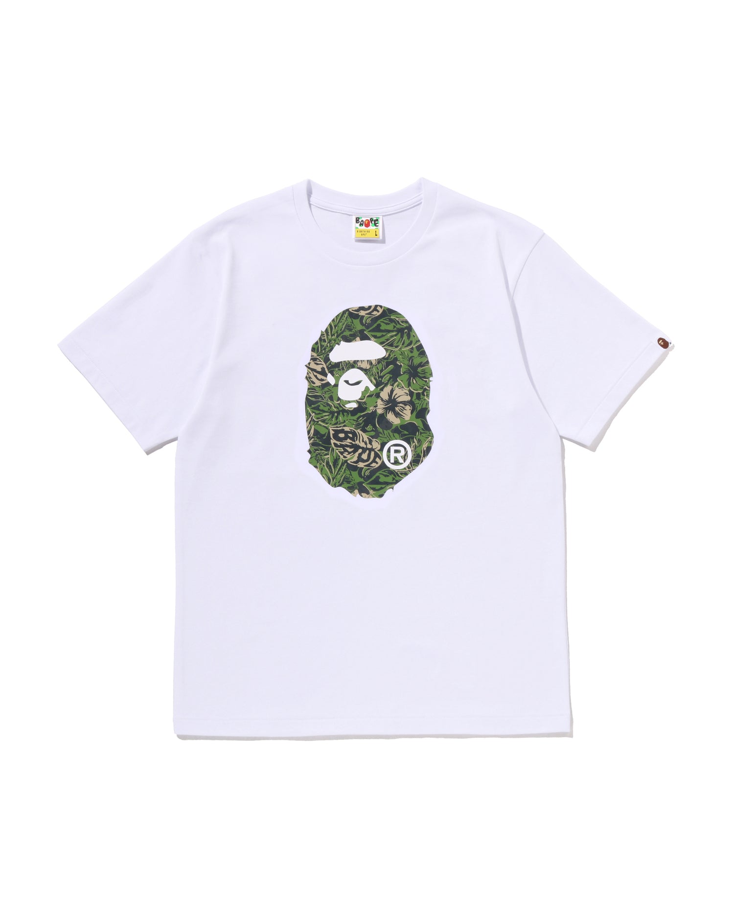 A BATHING APE® Palm Resort Camo Ape Head Tee | Bape official