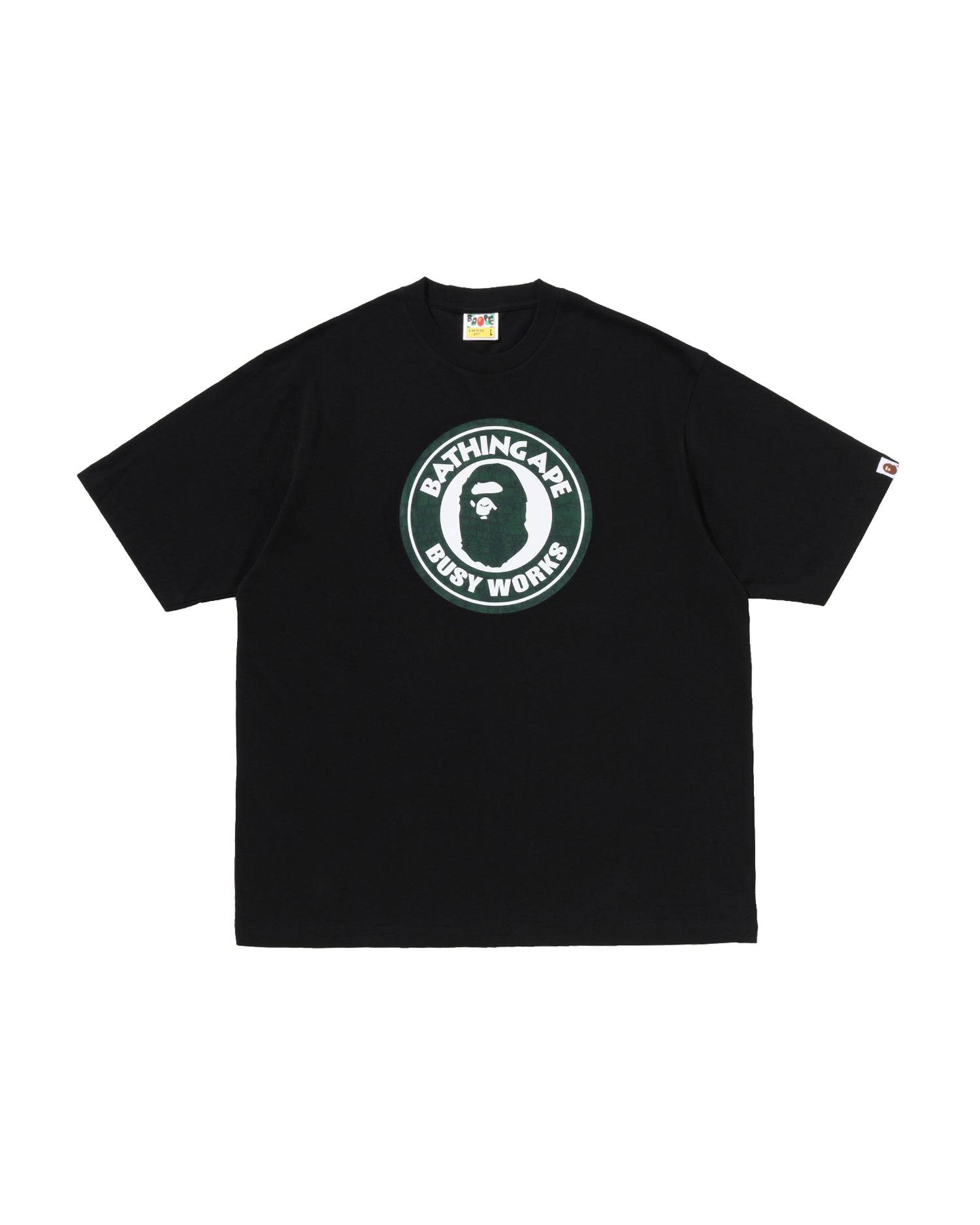 A BATHING APE® Croc Pattern Busy Works Relaxed Fit Tee | Bape