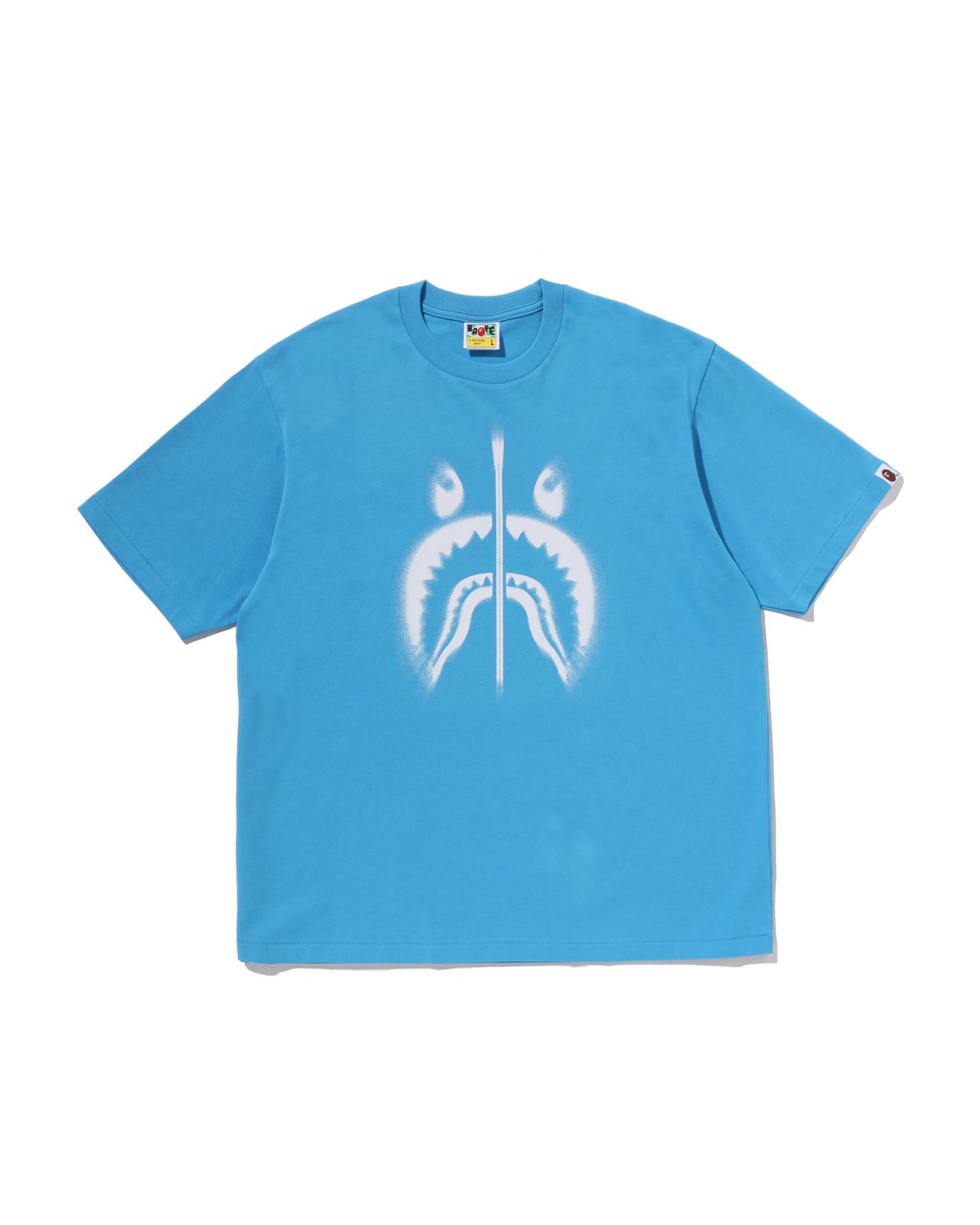 トップス A BATHING APE T A BATHING APE® Spray Shark Relaxed Fit Tee | Bape official website