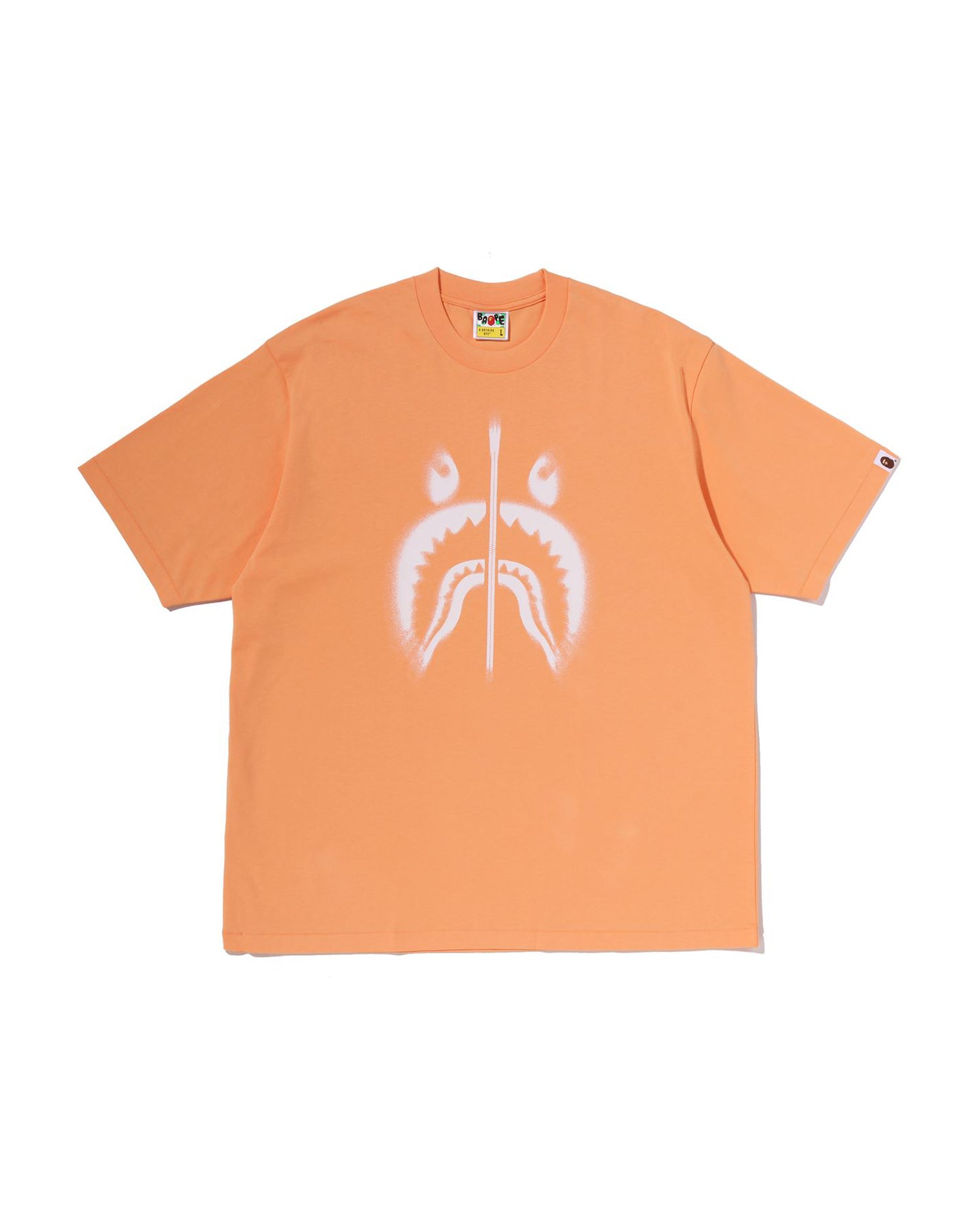 A BATHING APE® Spray Shark Relaxed Fit Tee | Bape official website