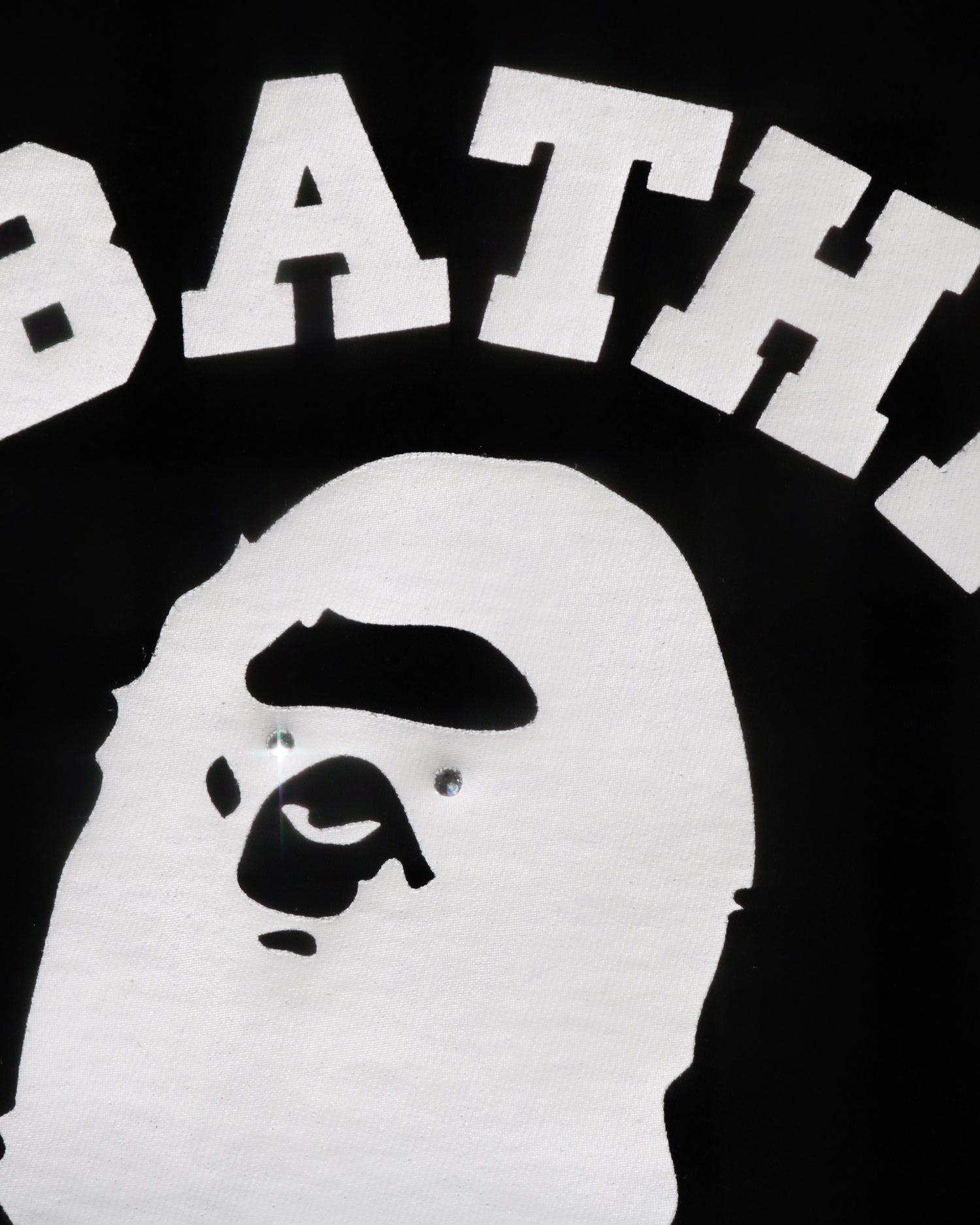 A BATHING APE® Crystal Stone Eye College Tee | Bape official