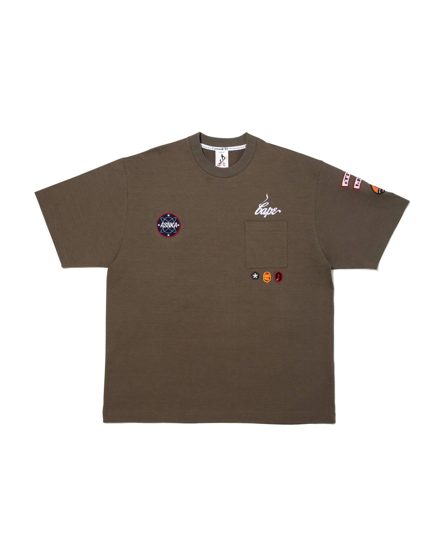 トップス AI A BATHING APE® BAPE By Kazuki Kuraishi Multi Patch Military Tee