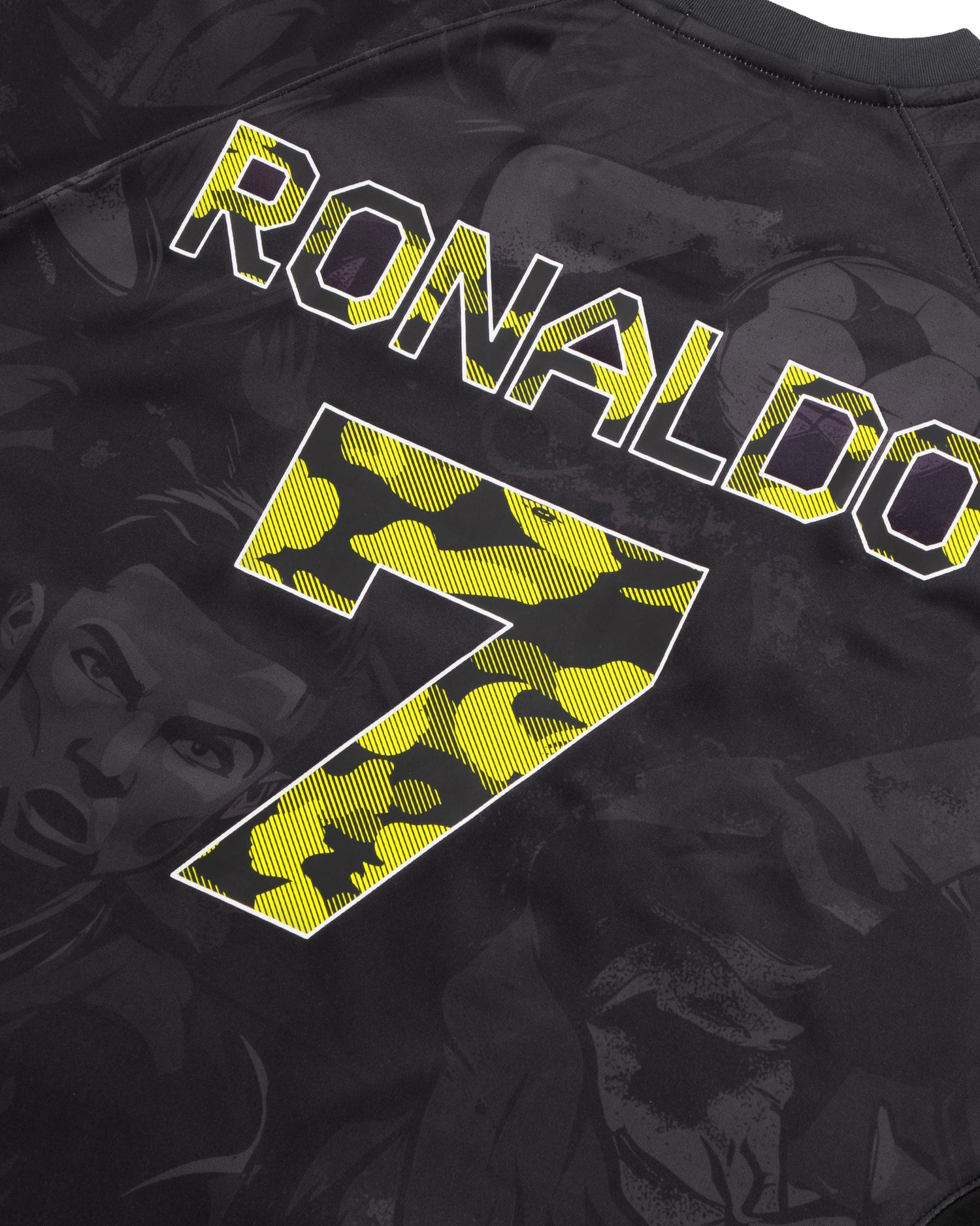A BATHING APE® X Cr7 Life All Over Print Multi Logo Relaxed Fit