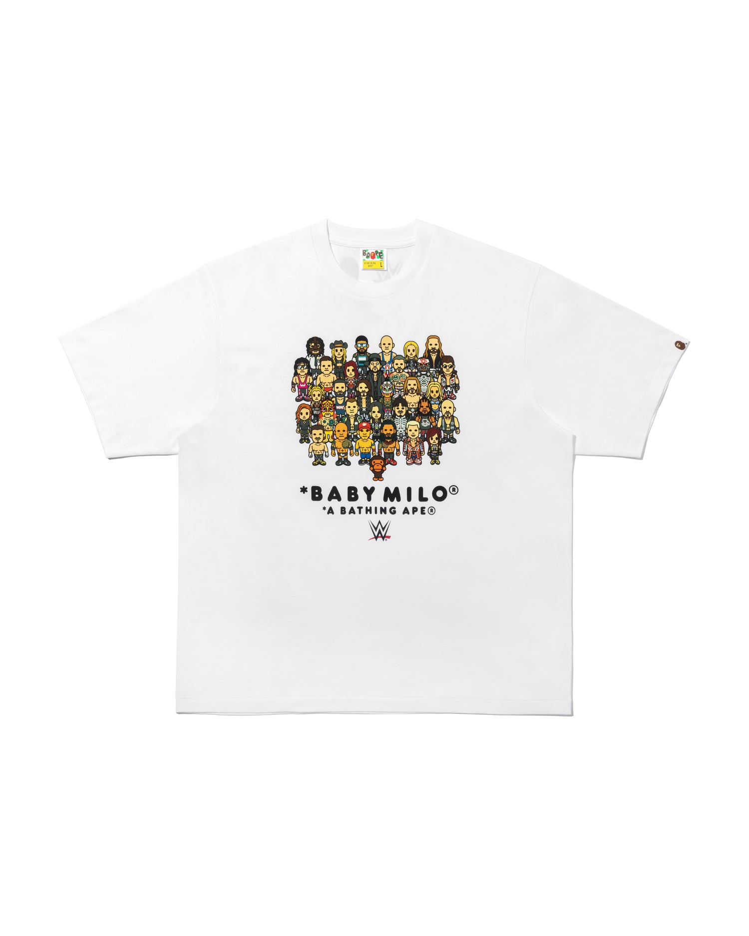 BAPE X WWE JOHN CENA BABY MILO TEE プロレス BAPE x WWE John Cena Men's Cotton T-shirt | Bape official website