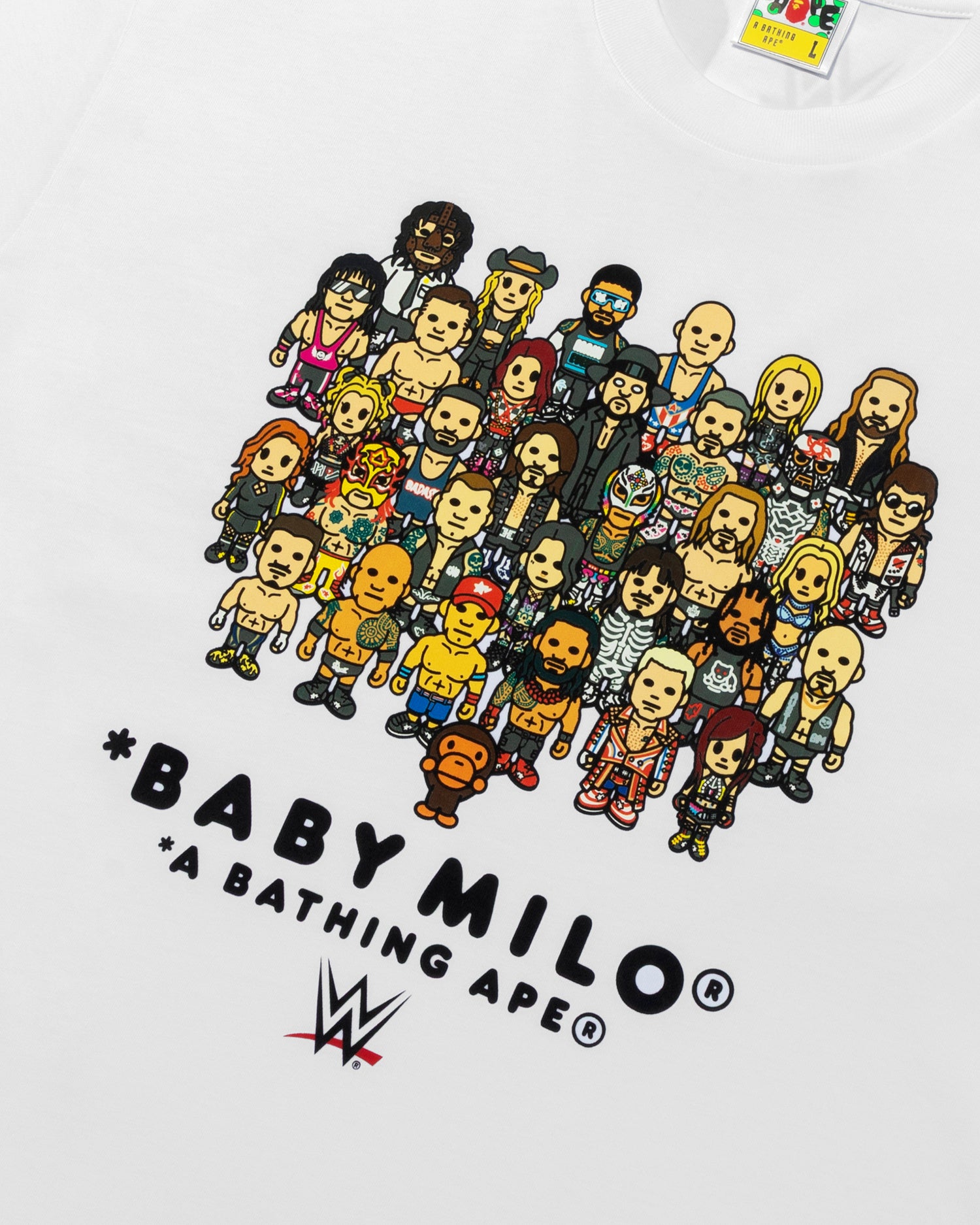 A BATHING APE® BAPE X WWE Wrestlers Baby Milo Relaxed Fit Tee