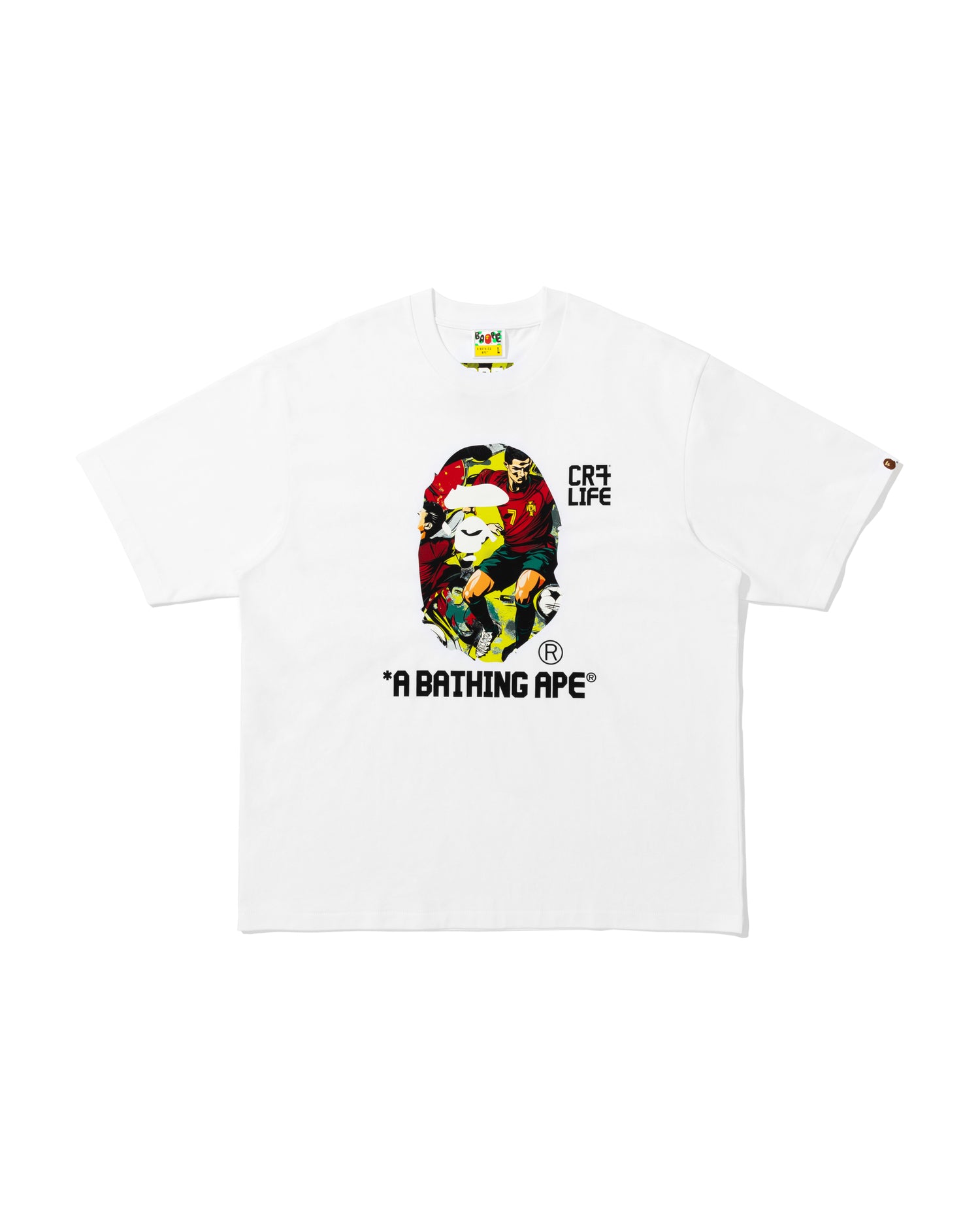 CR7 LIFE A BATHING APE Tシャツ XL CR7 LIFE A BATHING APE Tシャツ XL BAPE X CR7 LIFE Graphic Relaxed
